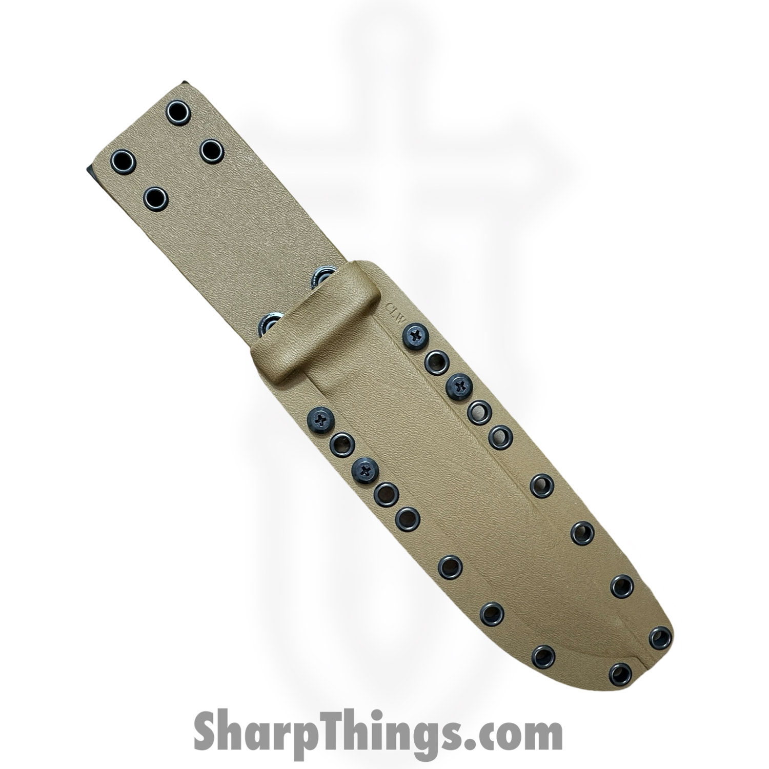 Spartan Blades - SB54BKBKKYTN - Spartan Ka-Bar Kydex - Fixed Blade Knife - CPM MagnaCut Coated Clip Point - Kraton G - Black Tan - Image 5