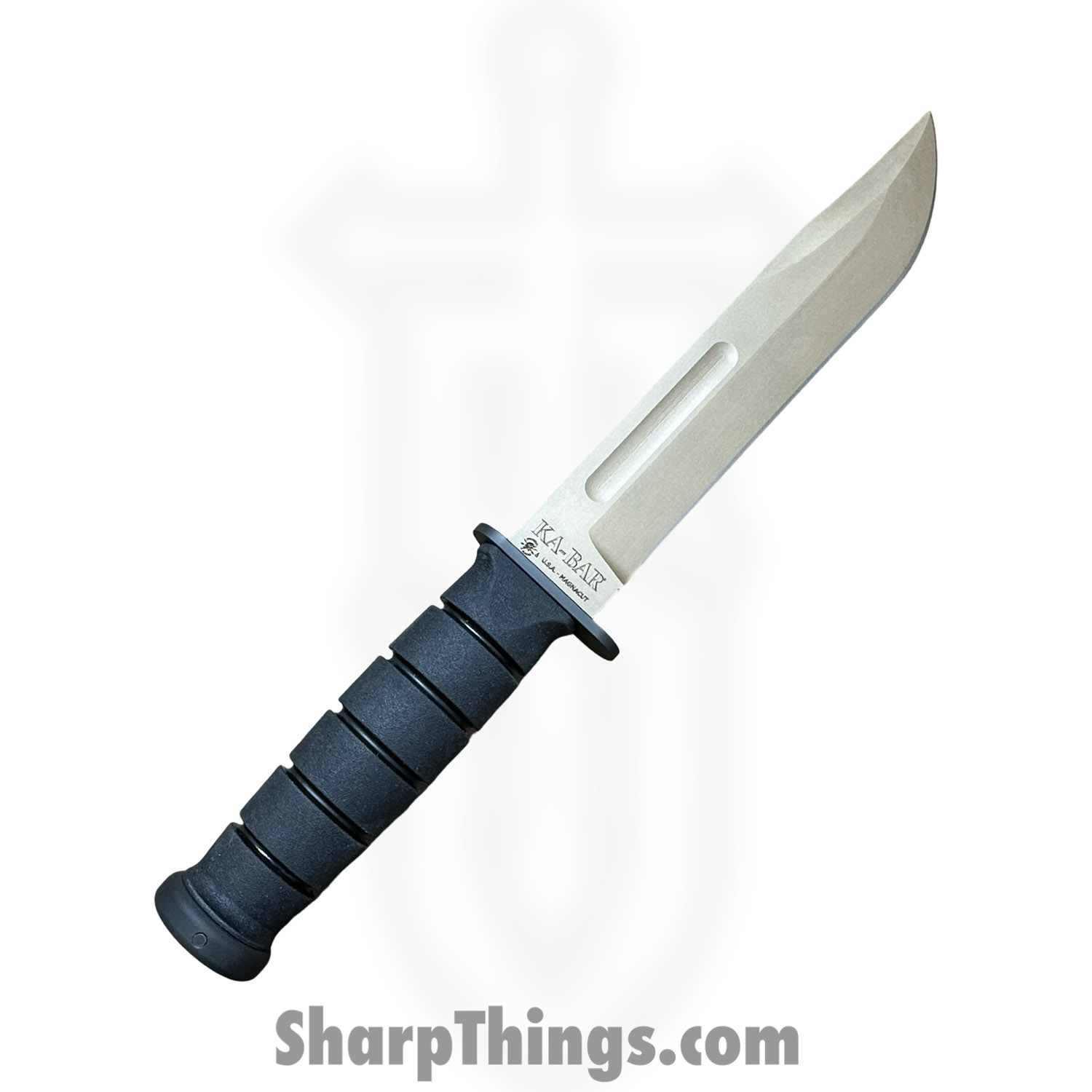 Spartan Blades - SB54DEBKKYBK - Spartan Ka-Bar Kydex - Fixed Blade Knife - CPM MagnaCut Coated Clip Point - Kraton G - Black Dark Earth Black - Image 2