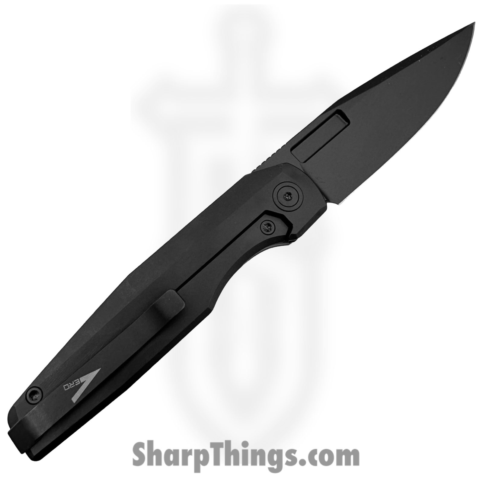 Vero Engineering - V-LU-DT-FK-1604-S - Lux Mini 3.3 - Folding Knife - M390 DLC Clip Point - Titanium - Black - Image 3