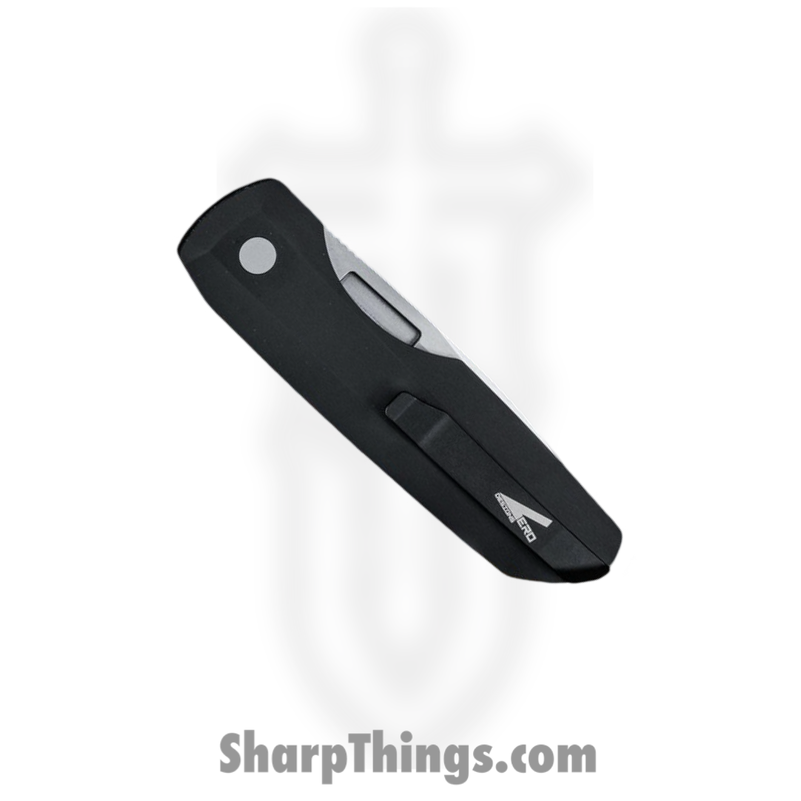 ProTech - VERO1211-BLK MIC - Vero Synapse - Automatic Knife - CPM MagnaCut Stonewash Drop Point - Aluminum Canvas Micarta - Black - Image 3
