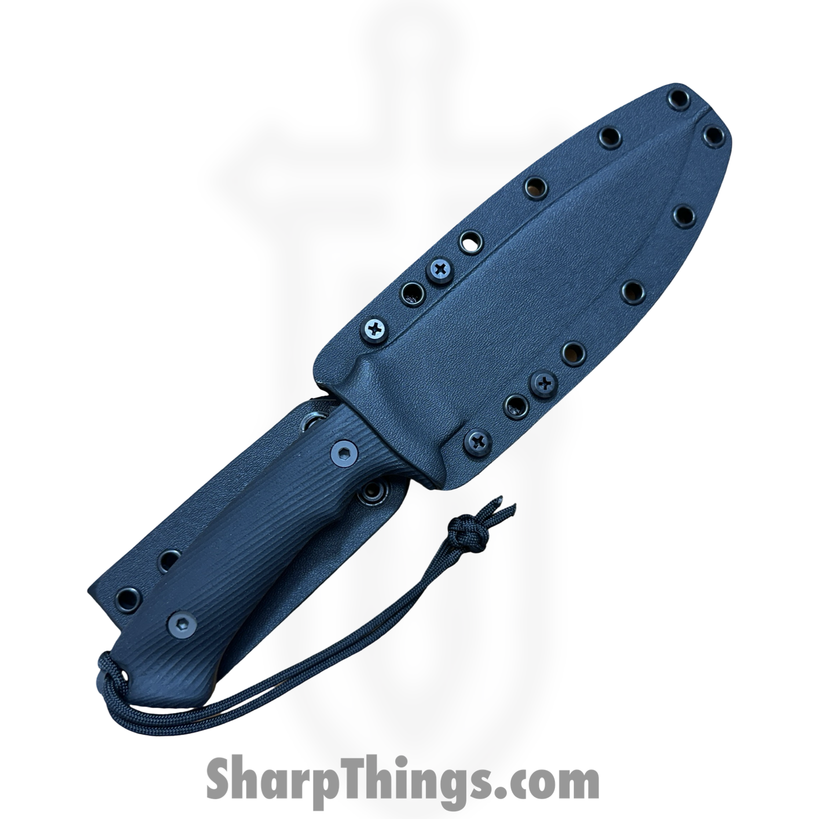 Spartan Blades - SB19BKBKKYBK - Harsey Difensa - Fixed Blade Knife - CPM MagnaCut Coated Spear Point - Canvas Micarta - Black - Image 3