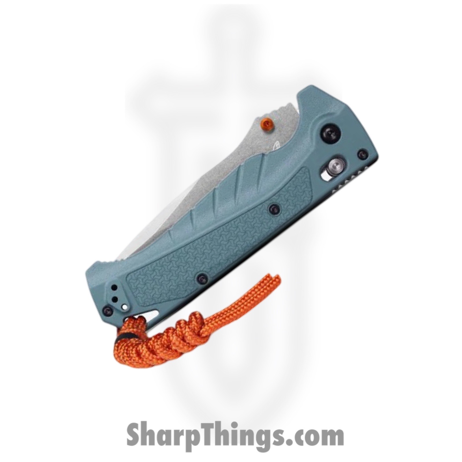 Benchmade - 18060S - Adira - Folding Knife - CPM MagnaCut Stonewash Drop Point P/S - Grivory - Depth Blue - Image 3