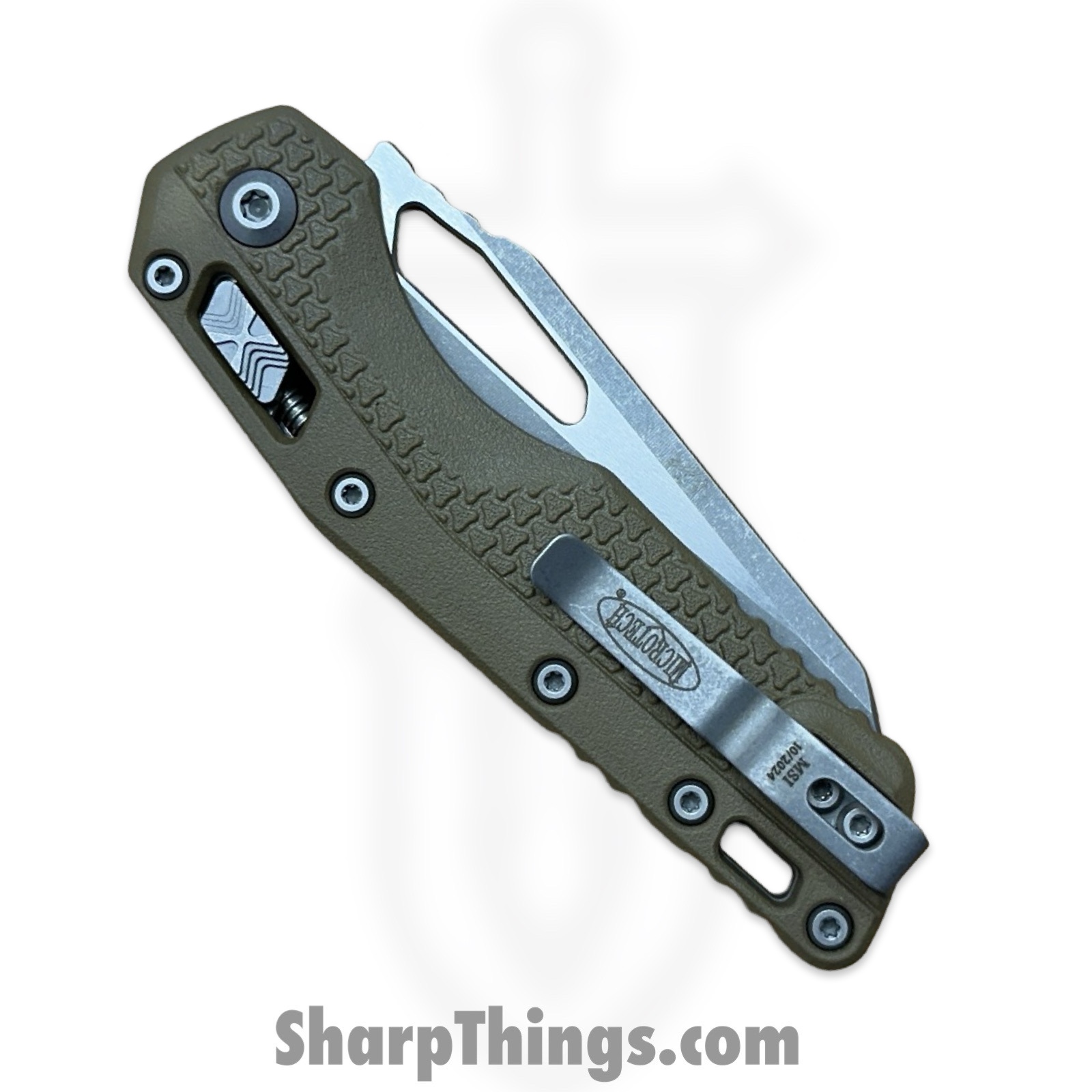 Microtech - 210T-11APPMDE - MSI® RAM-LOK Tri-Grip - Folding Knife - P/S M390MK Apocalyptic Reverse Tanto - Polymer - Flat Dark Earth - Image 7