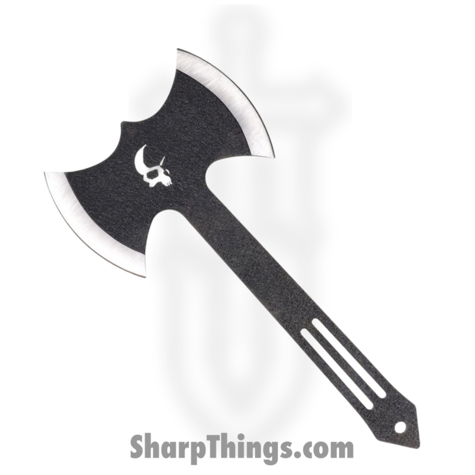 Razor Tactical - 9072BK - Skull Axe - Axe - 440 SS Two Tone - Stainless - Black