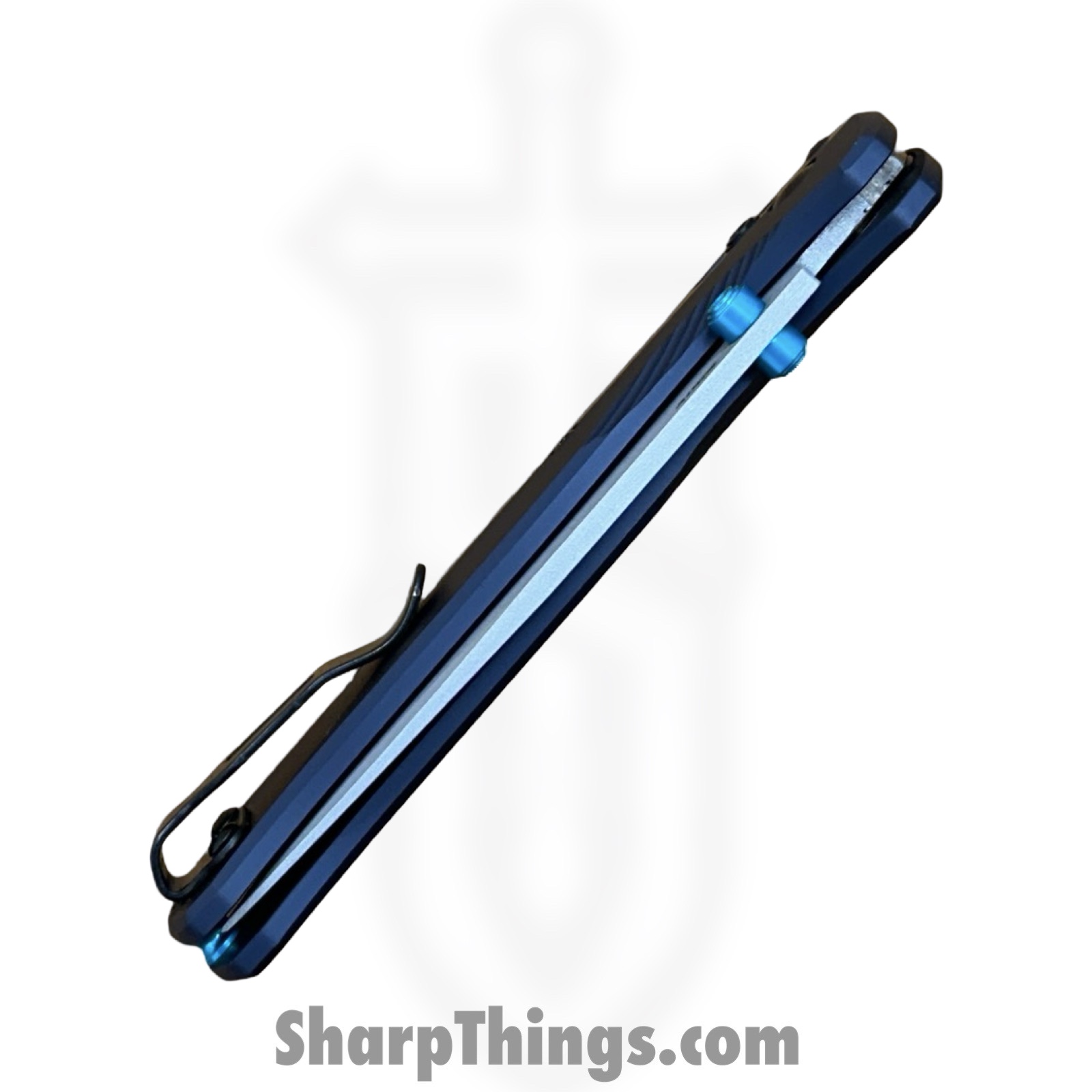 Benchmade - 535SL-13 - Seasonal Bugout - Folding Knife - CPM S90V Coated Drop Point - Aluminum - Crater Blue - Image 4