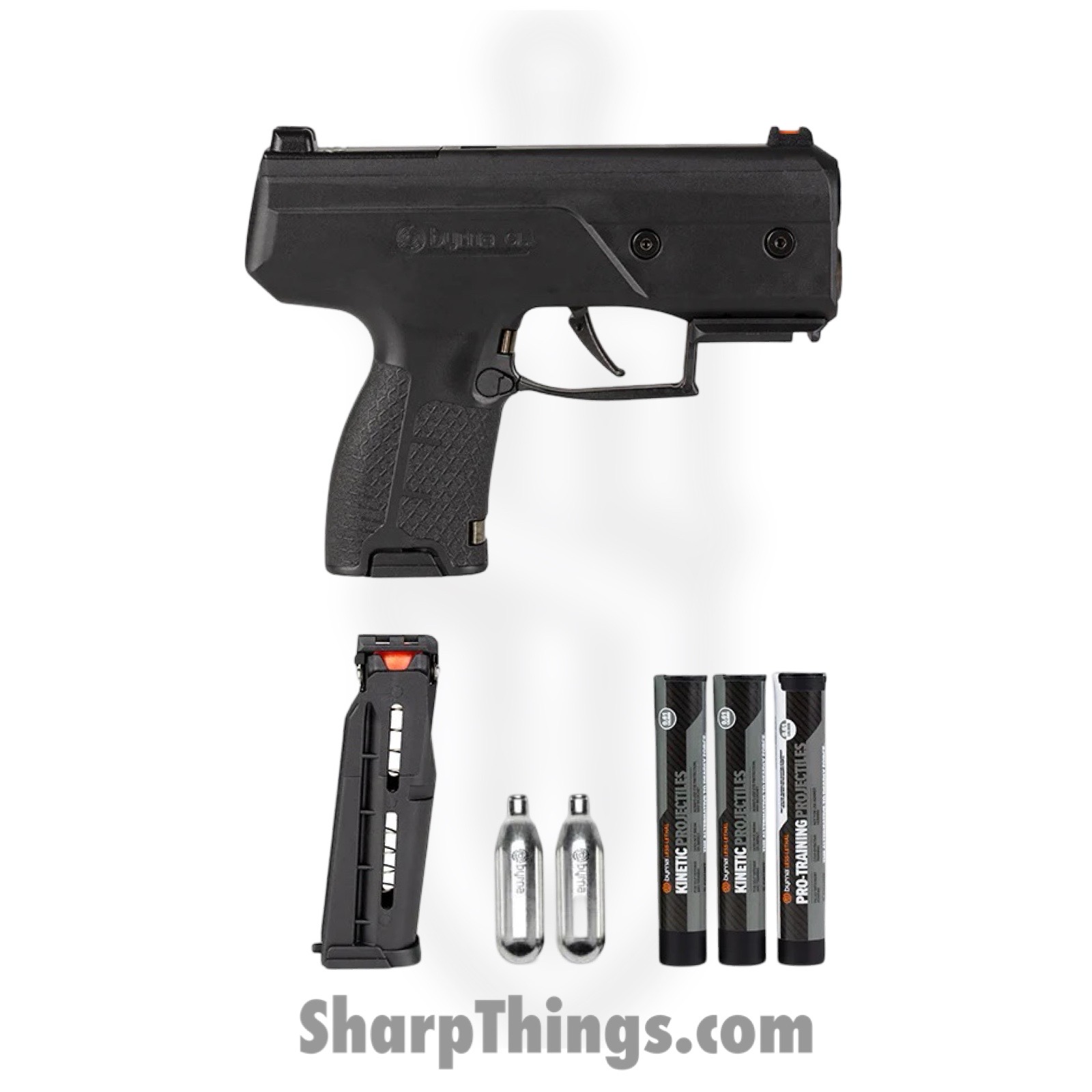 Byrna - CK61300-1-BLK - Compact Launcher Universal Kit - .61 Caliber - Black