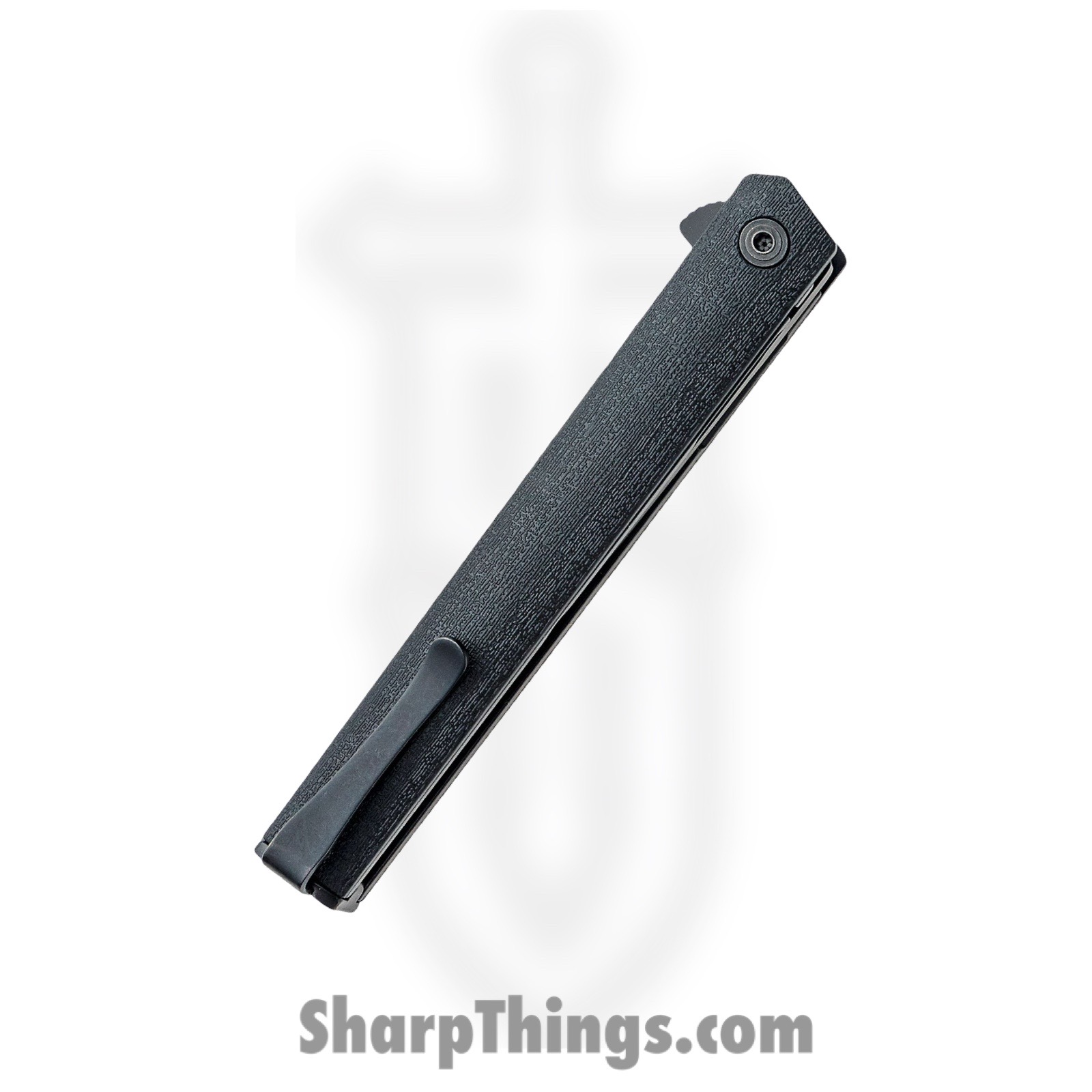 CRKT - CR7097K - CEO Gentleman's Flipper - Folding Knife - AUS-8 Coated Drop Point - GRN - Black - Image 3
