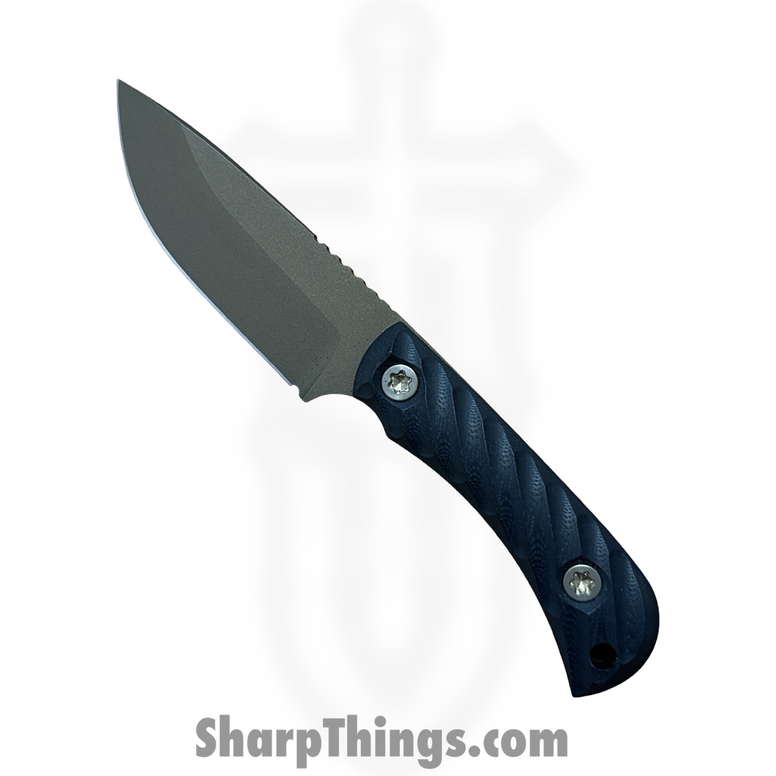 Half Face Blades - HFBCAVJRG10BZ - Cav Jr - Fixed Blade Knife - S45VN Midnight Bronze Cerakote Drop Point - G10 - Bronze