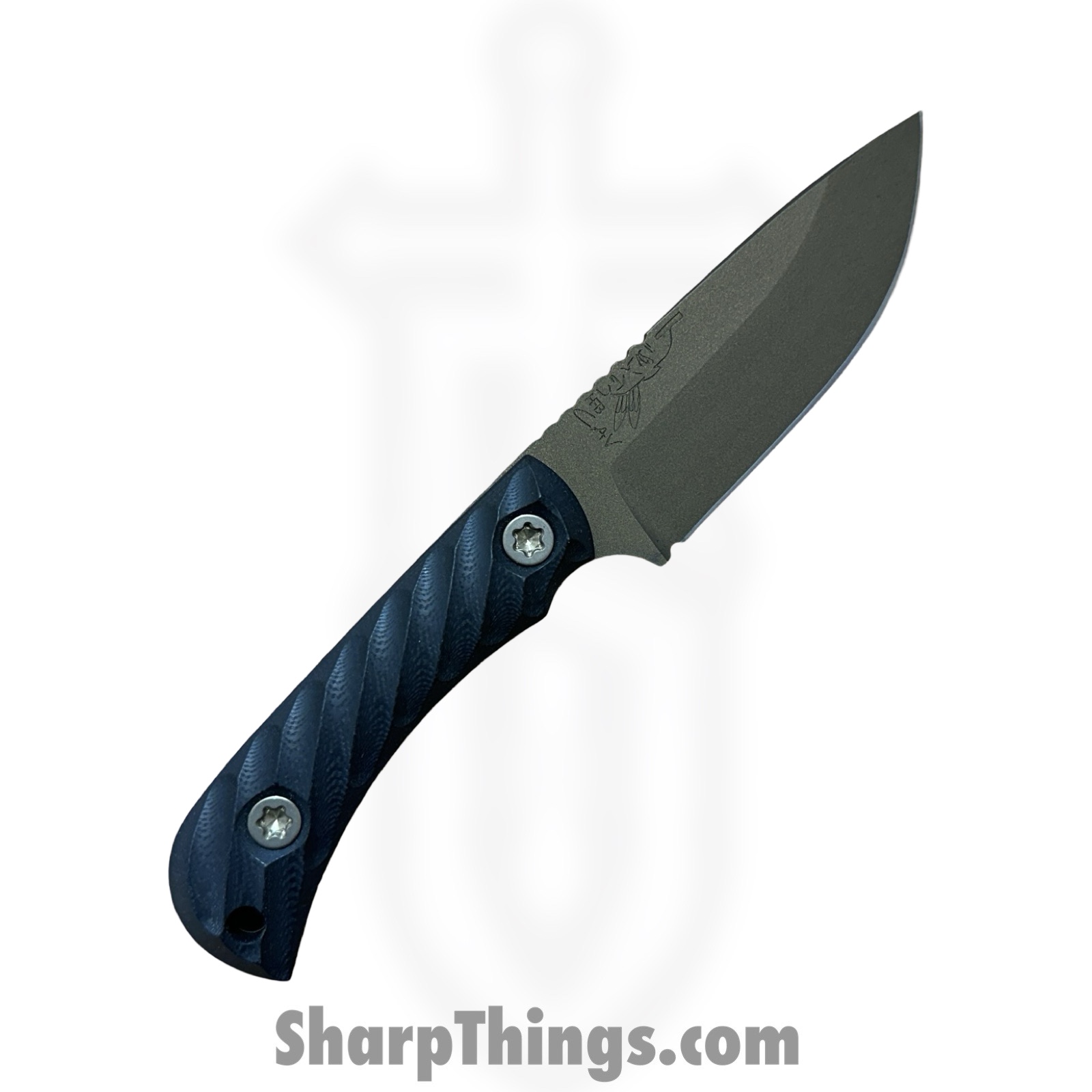 Half Face Blades - HFBCAVJRG10BZ - Cav Jr - Fixed Blade Knife - S45VN Midnight Bronze Cerakote Drop Point - G10 - Bronze - Image 2