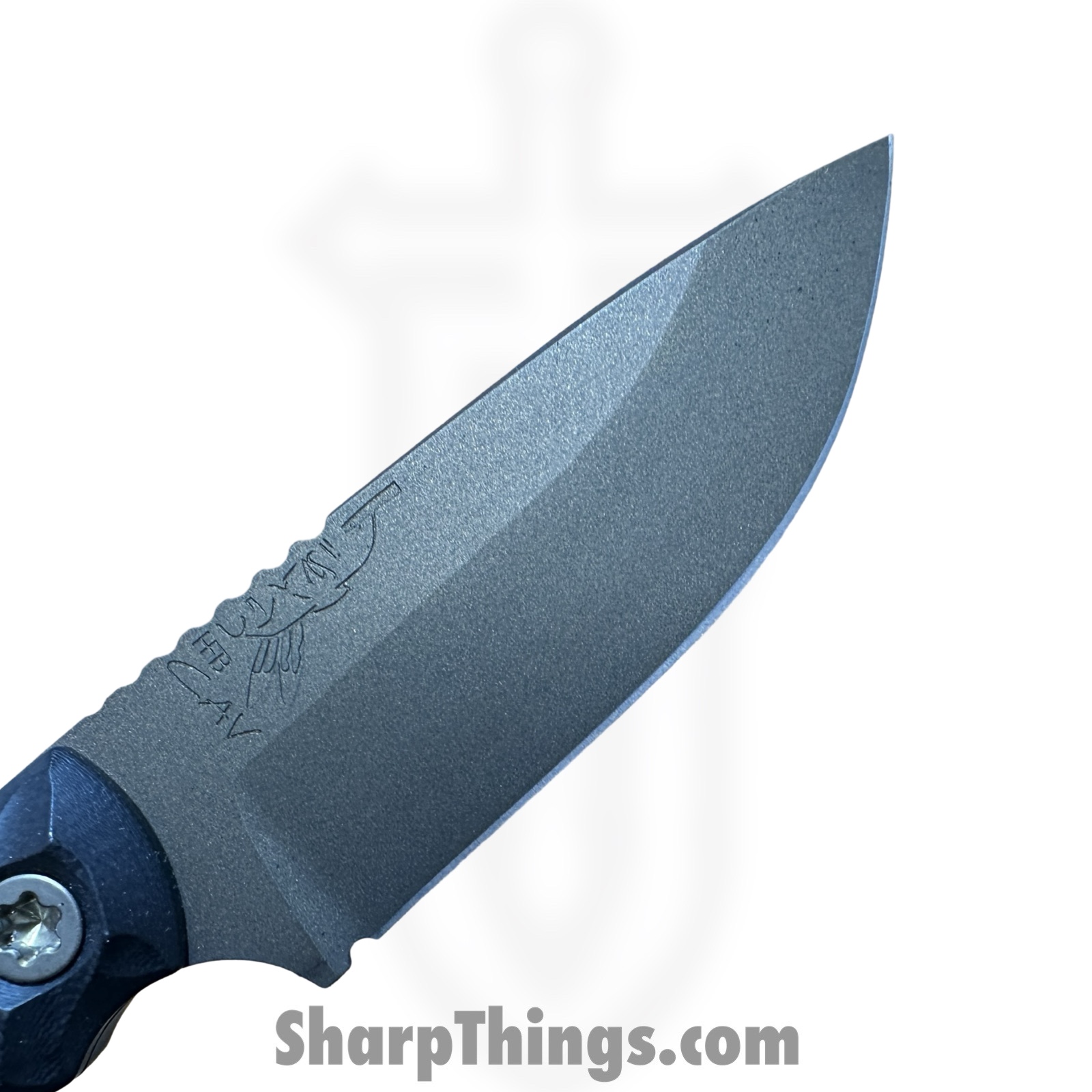 Half Face Blades - HFBCAVJRG10BZ - Cav Jr - Fixed Blade Knife - S45VN Midnight Bronze Cerakote Drop Point - G10 - Bronze - Image 3