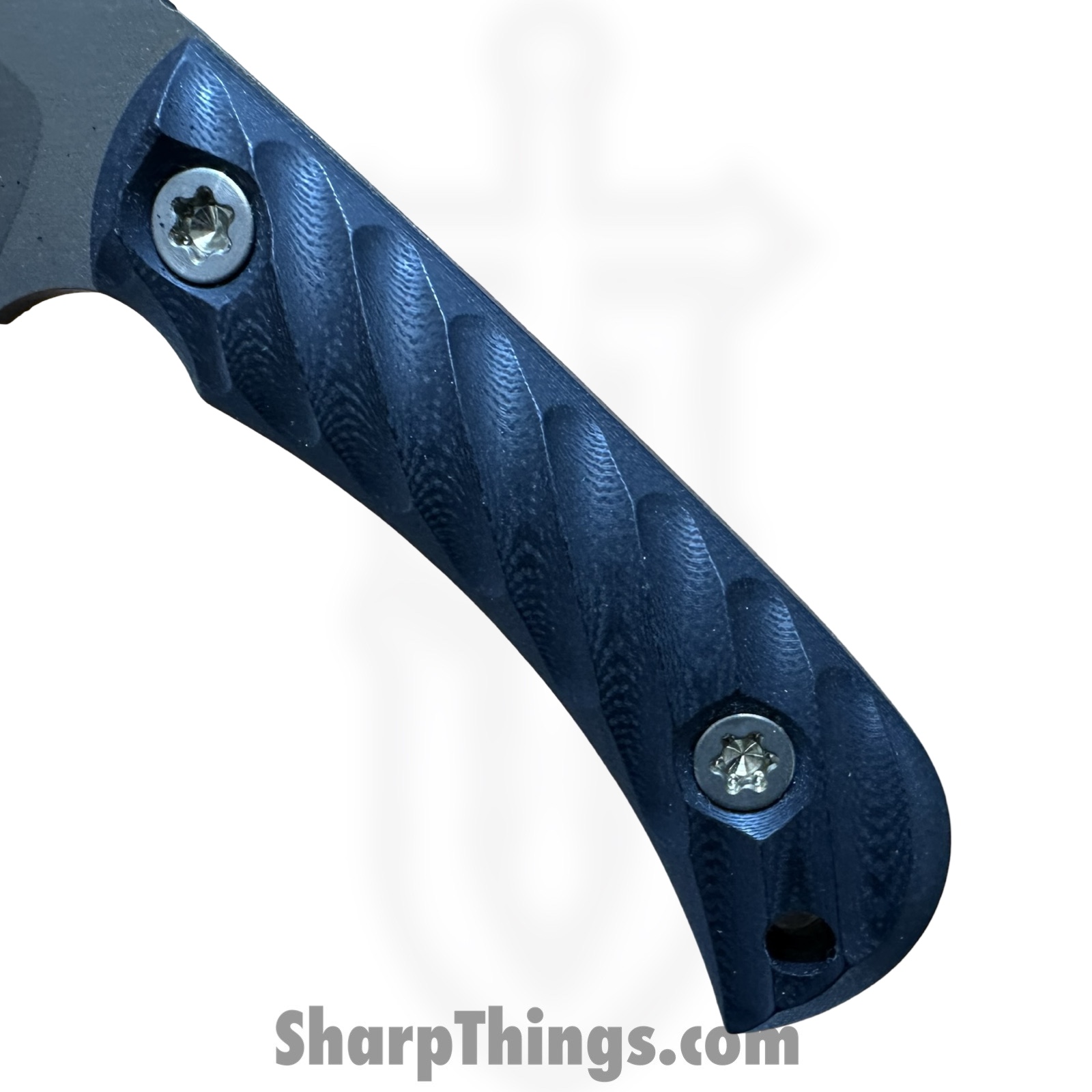 Half Face Blades - HFBCAVJRG10BZ - Cav Jr - Fixed Blade Knife - S45VN Midnight Bronze Cerakote Drop Point - G10 - Bronze - Image 5