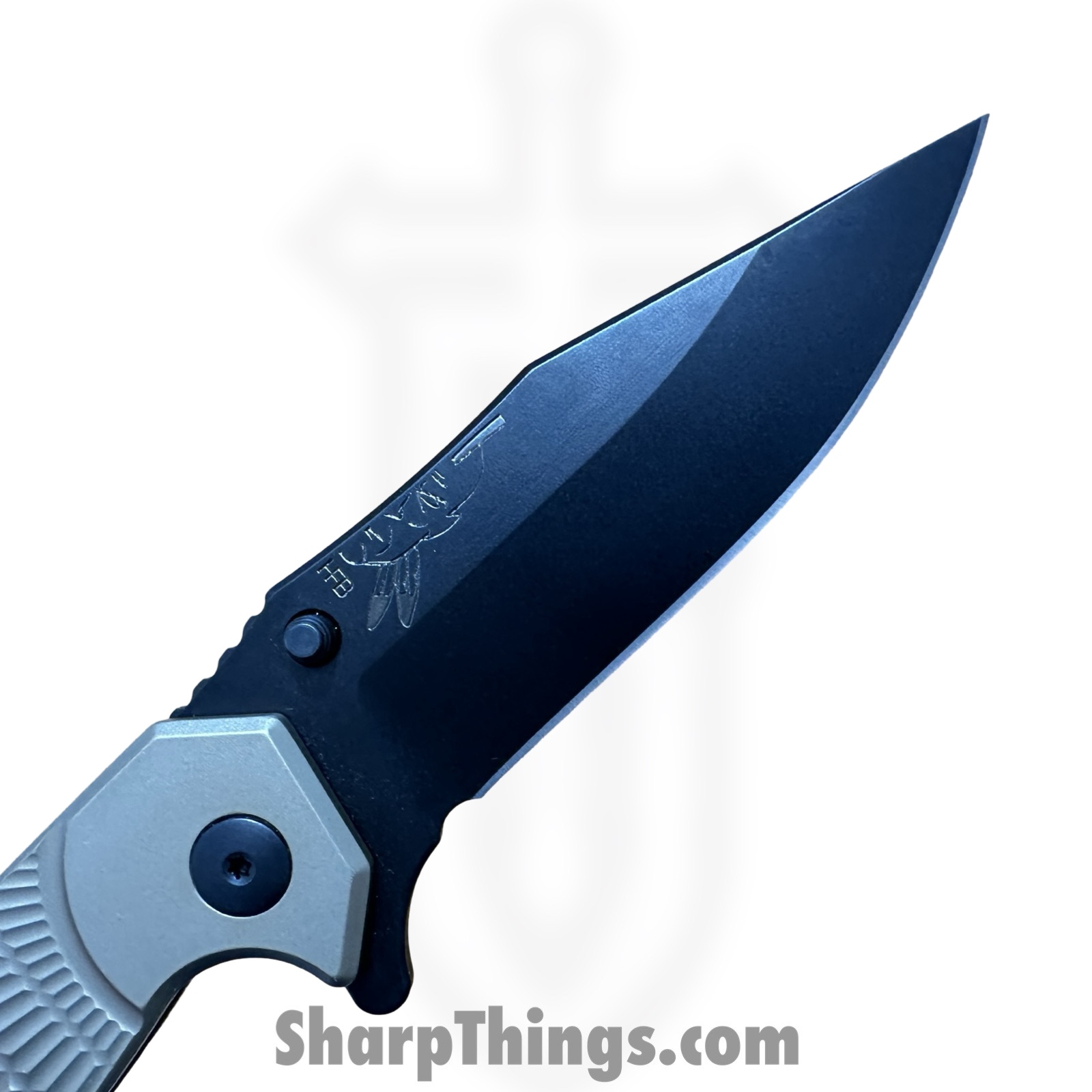 Half Face Blades - HFBCROFLDDE - Crow Folder - Folding Knife - S45VN Black Nitride Coated Clip Point - 7075-T6 Aluminum - Dark Earth - Image 6