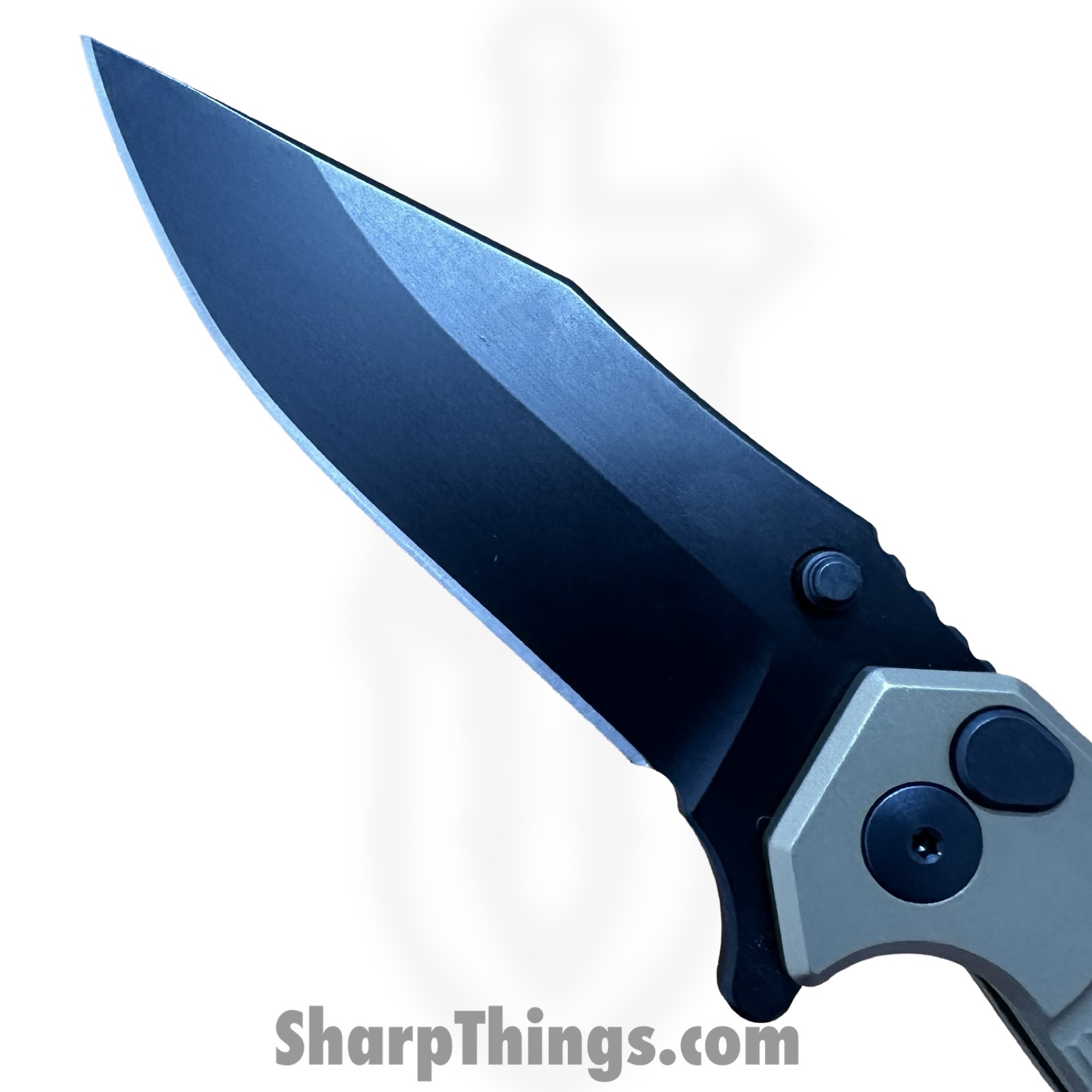Half Face Blades - HFBCROFLDDE - Crow Folder - Folding Knife - S45VN Black Nitride Coated Clip Point - 7075-T6 Aluminum - Dark Earth - Image 7