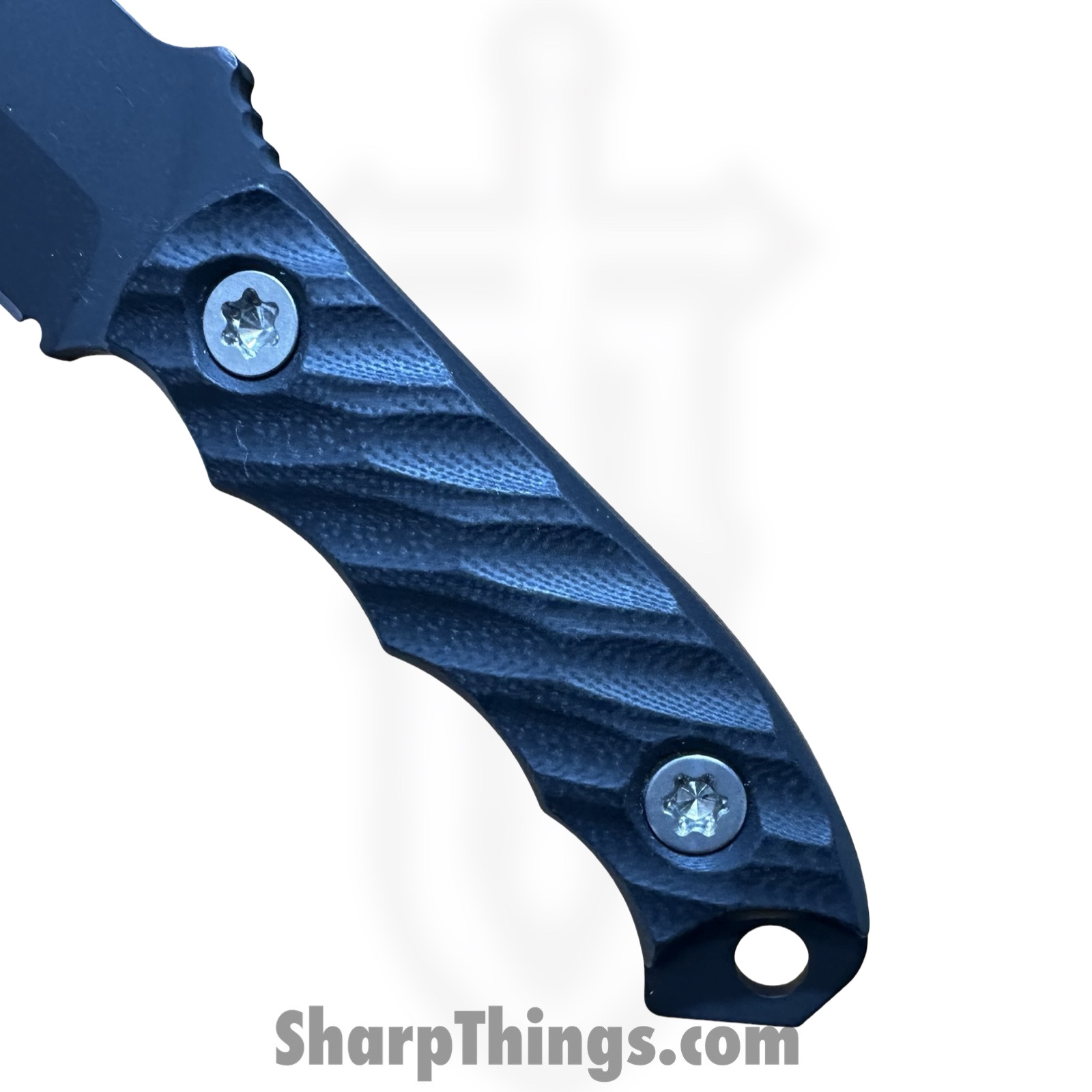 Half Face Blades - HFBDISCBG10BK - Disaster Cub - Fixed Blade Knife - S45VN Armor Black Cerakote Spear Point - G10 - Black - Image 6