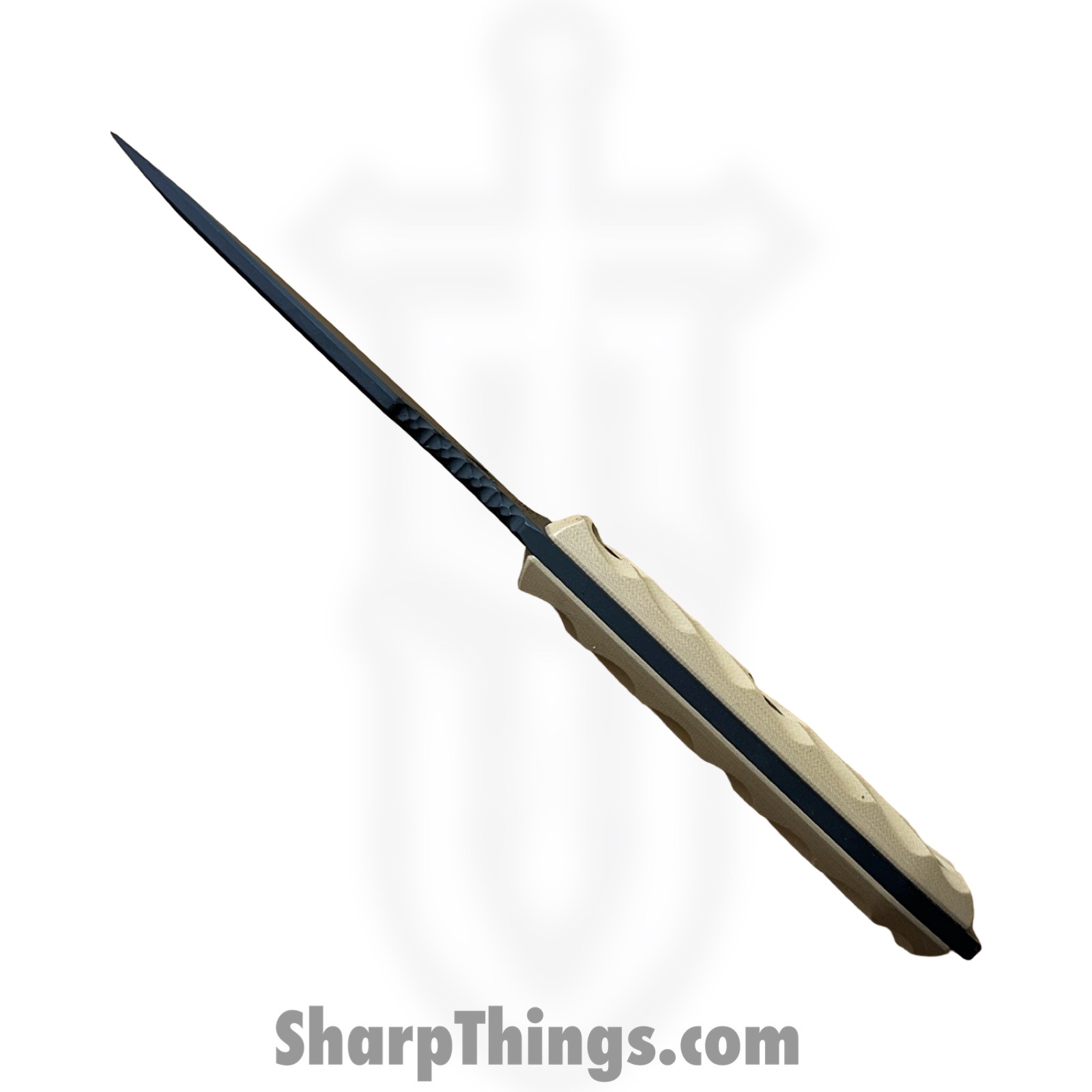 Half Face Blades - HFBISHG10TA - Ishi - Fixed Blade Knife - S45VN Coated Drop Point - G10 - Tan - Image 3