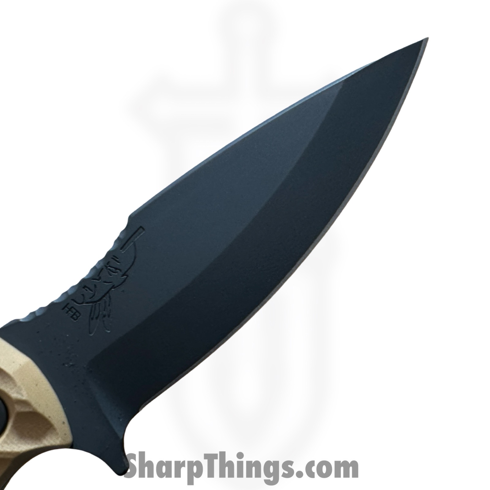 Half Face Blades - HFBISHG10TA - Ishi - Fixed Blade Knife - S45VN Coated Drop Point - G10 - Tan - Image 4
