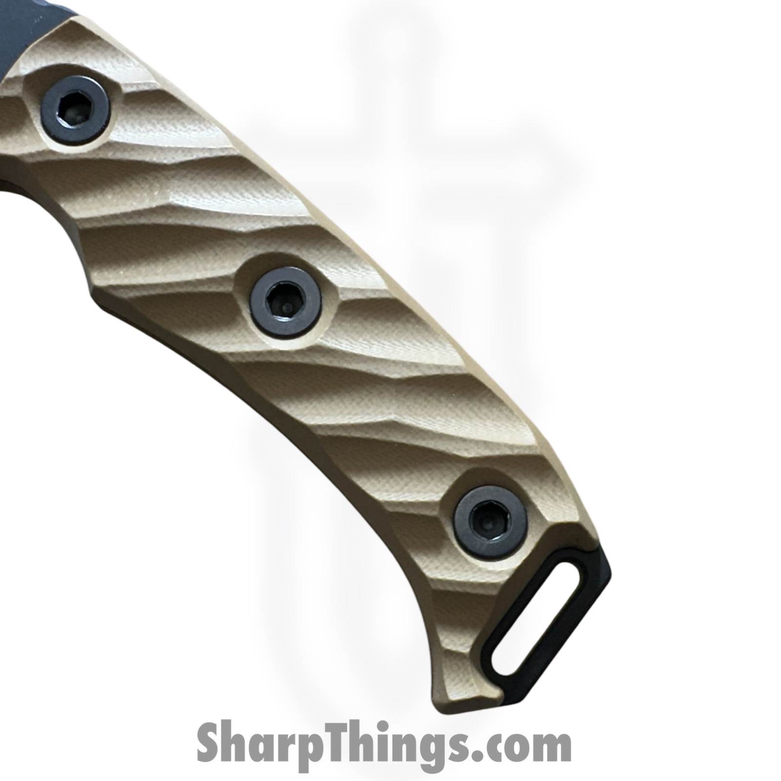 Half Face Blades - HFBISHG10TA - Ishi - Fixed Blade Knife - S45VN Coated Drop Point - G10 - Tan - Image 6