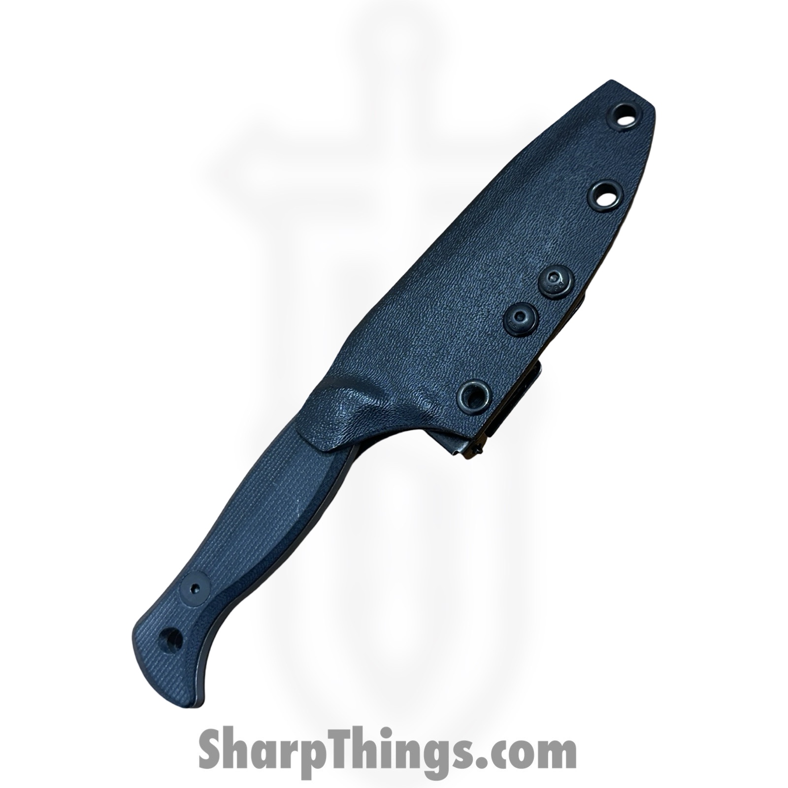 Half Face Blades - HFBMK1G10BKB - Extremis MK1 - Fixed Blade Knife - S45VN Coated Spear Point - G10 - Black - Image 3