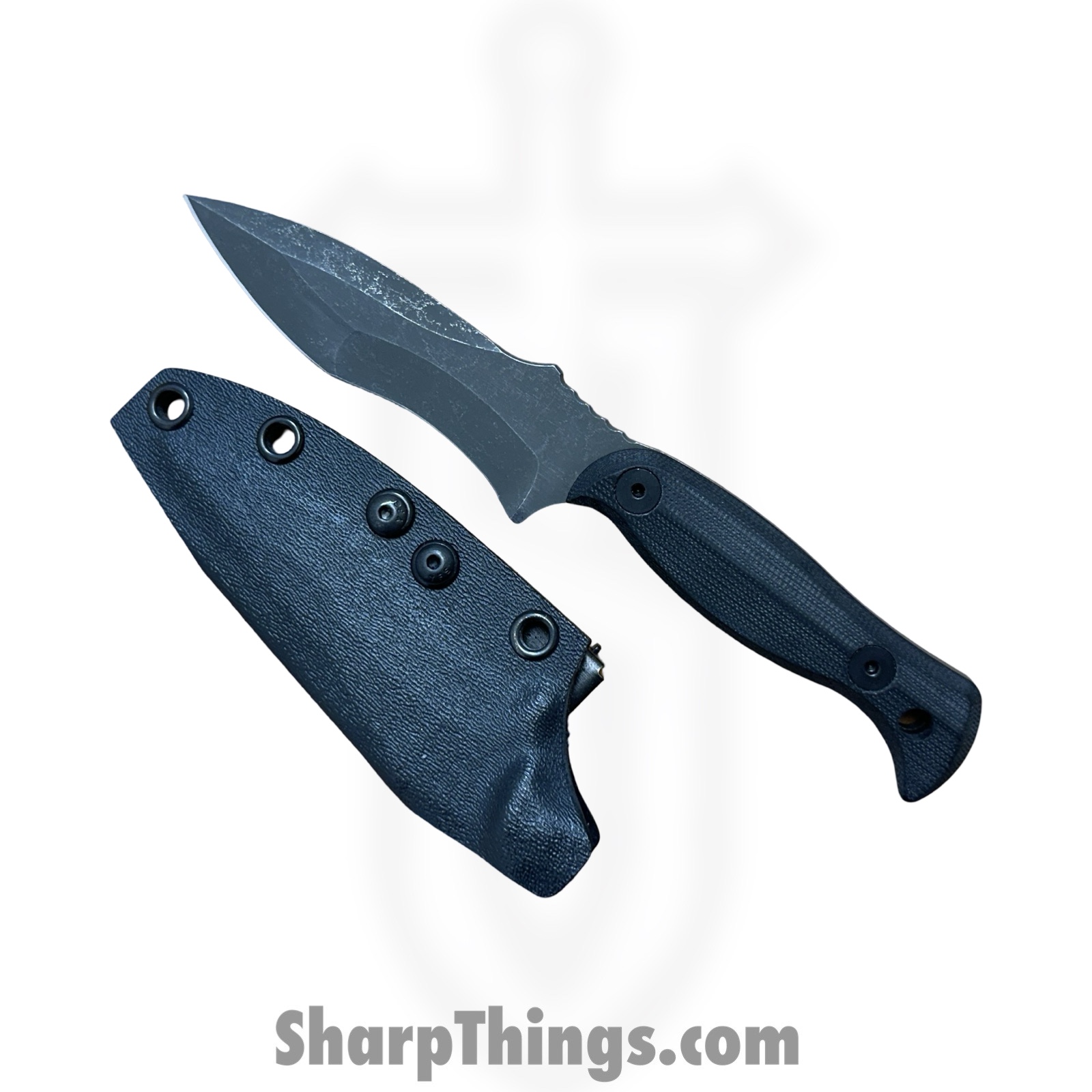 Half Face Blades - HFBMK1G10BKB - Extremis MK1 - Fixed Blade Knife - S45VN Coated Spear Point - G10 - Black - Image 6