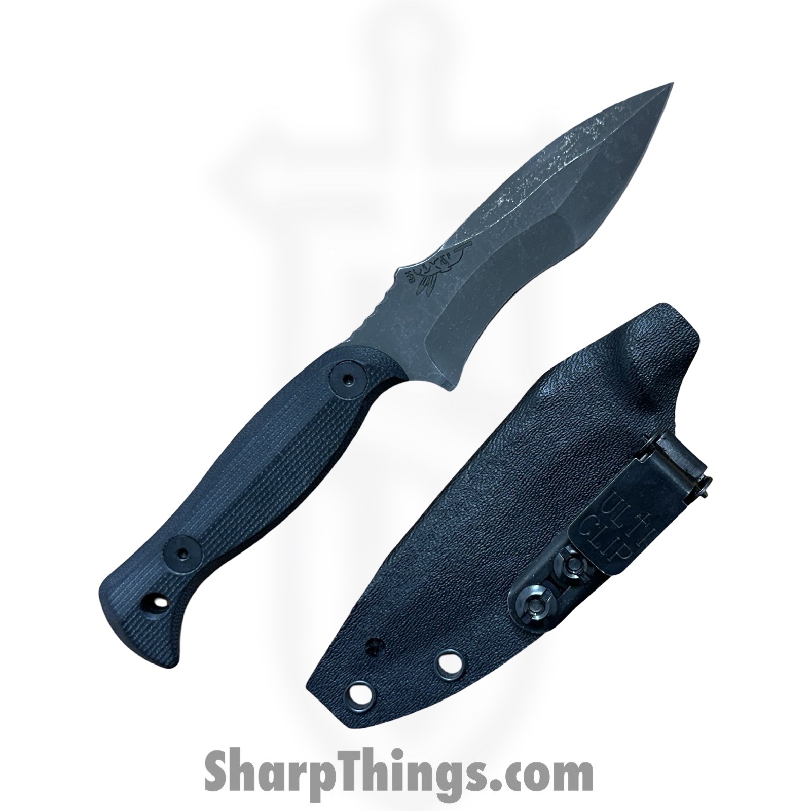 Half Face Blades - HFBMK1G10BKB - Extremis MK1 - Fixed Blade Knife - S45VN Coated Spear Point - G10 - Black - Image 5