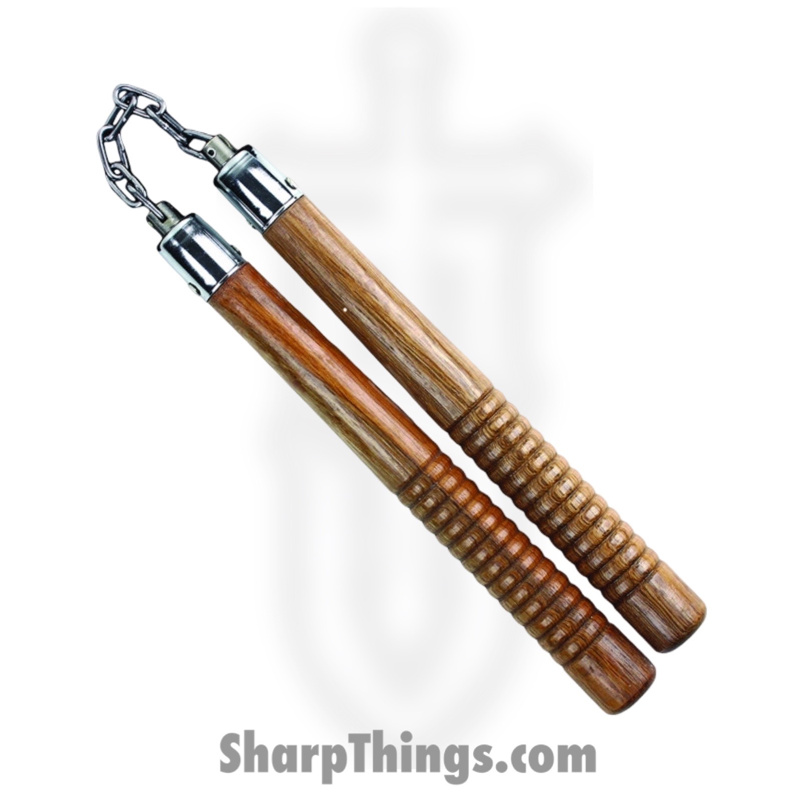 VOC - NC240 - Nunchaku - Wood Metal - Brown