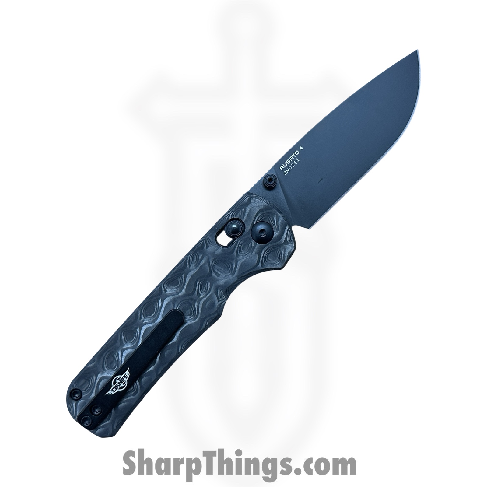 Olight - OKNRUBATO4CF - Rubato 4 - Folding Knife - CPM S35VN Coated Drop Point - Carbon Fiber - Black - Image 2