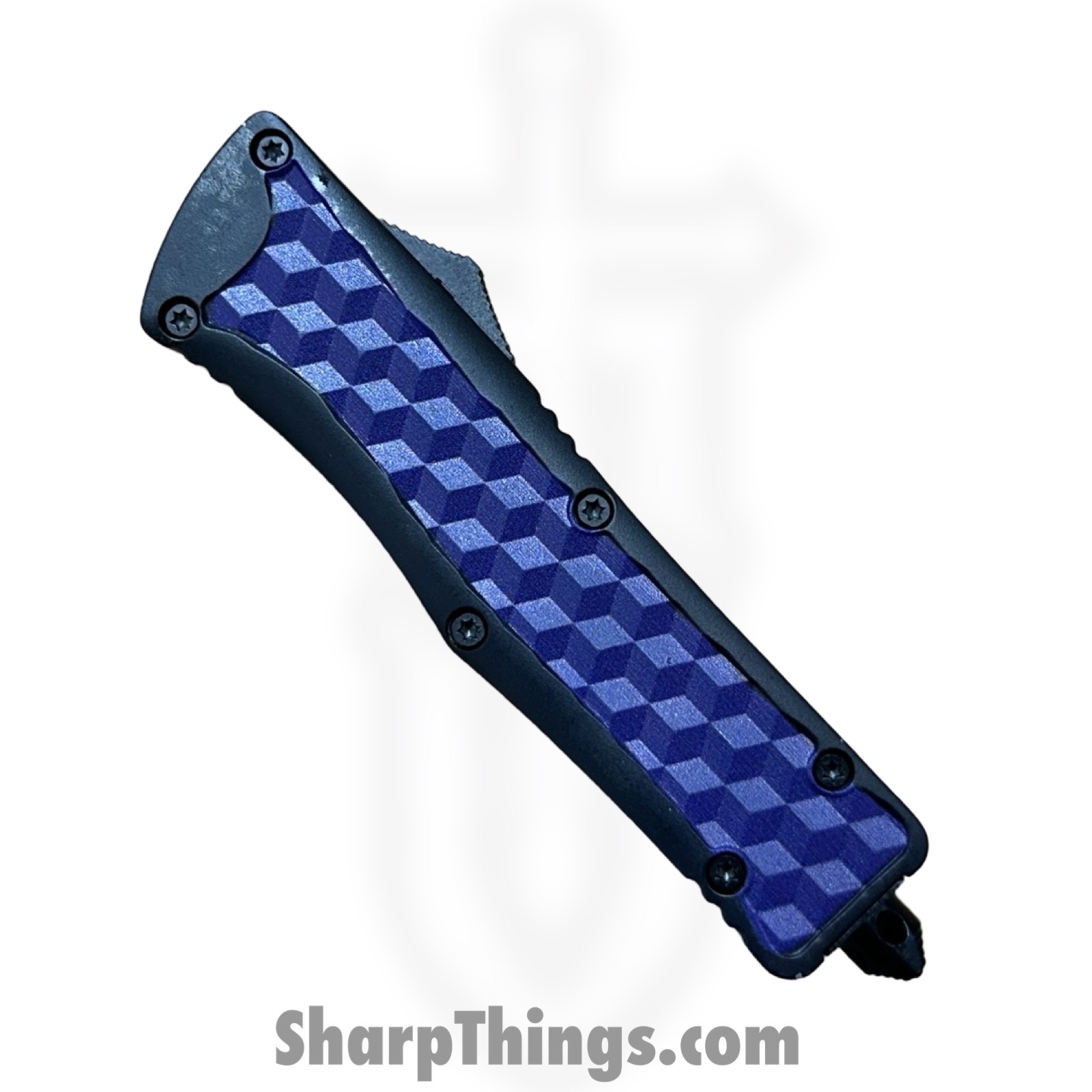 VOC - OTF915 - Large - OTF Auto - 440 SS Coated Tanto - Aluminum - Black/Purple - Image 3