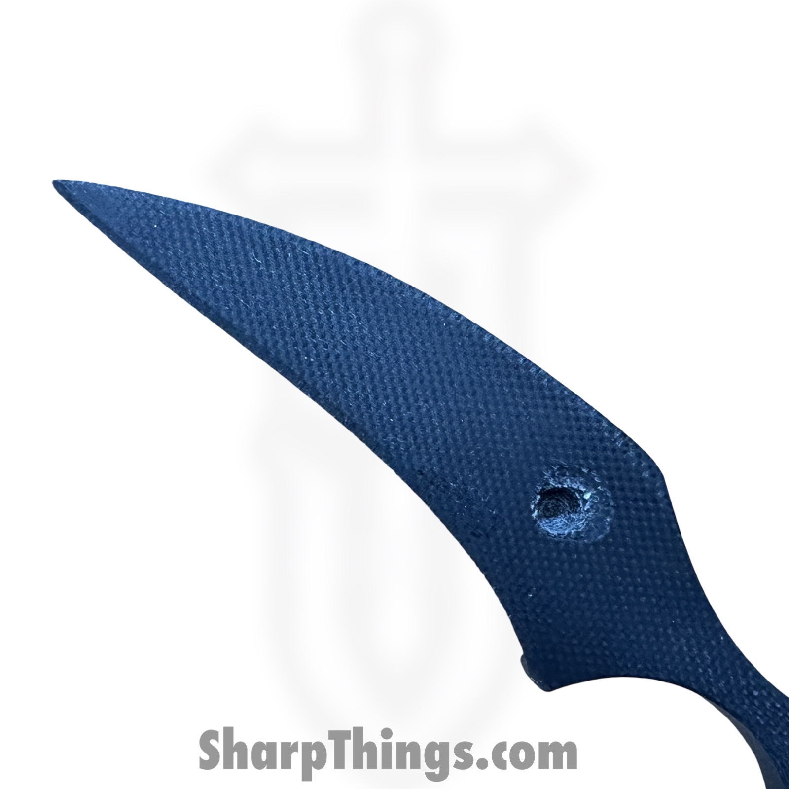 Revenant Corps - RCClvGrl - Clever Girl - Fixed Blade Knife - G-10 Coated Hawkbill - G10 - Black - Image 2