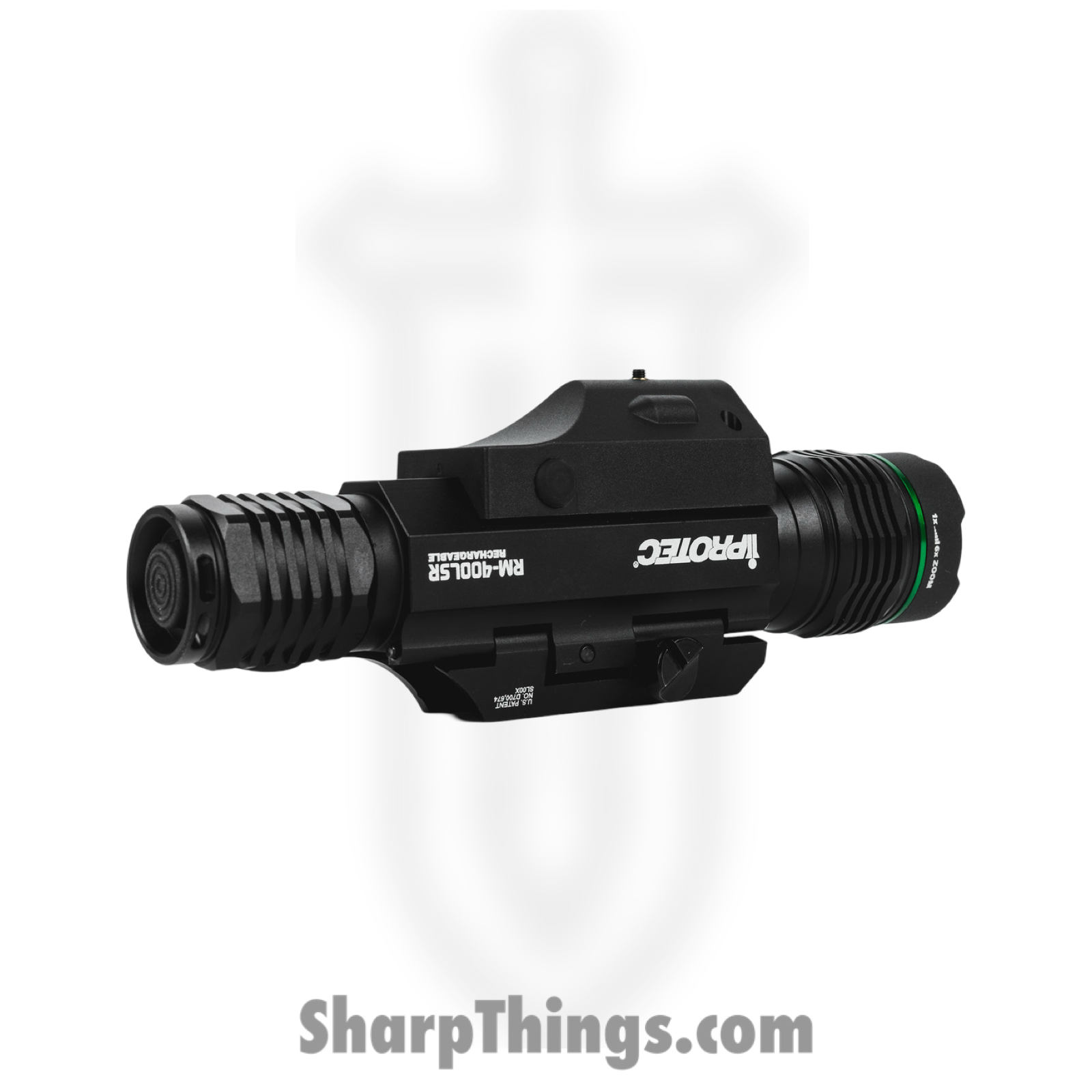 IPROTEC - RM400LSR - Firearm Light and Laser Combo - Aluminum - Black - Image 2