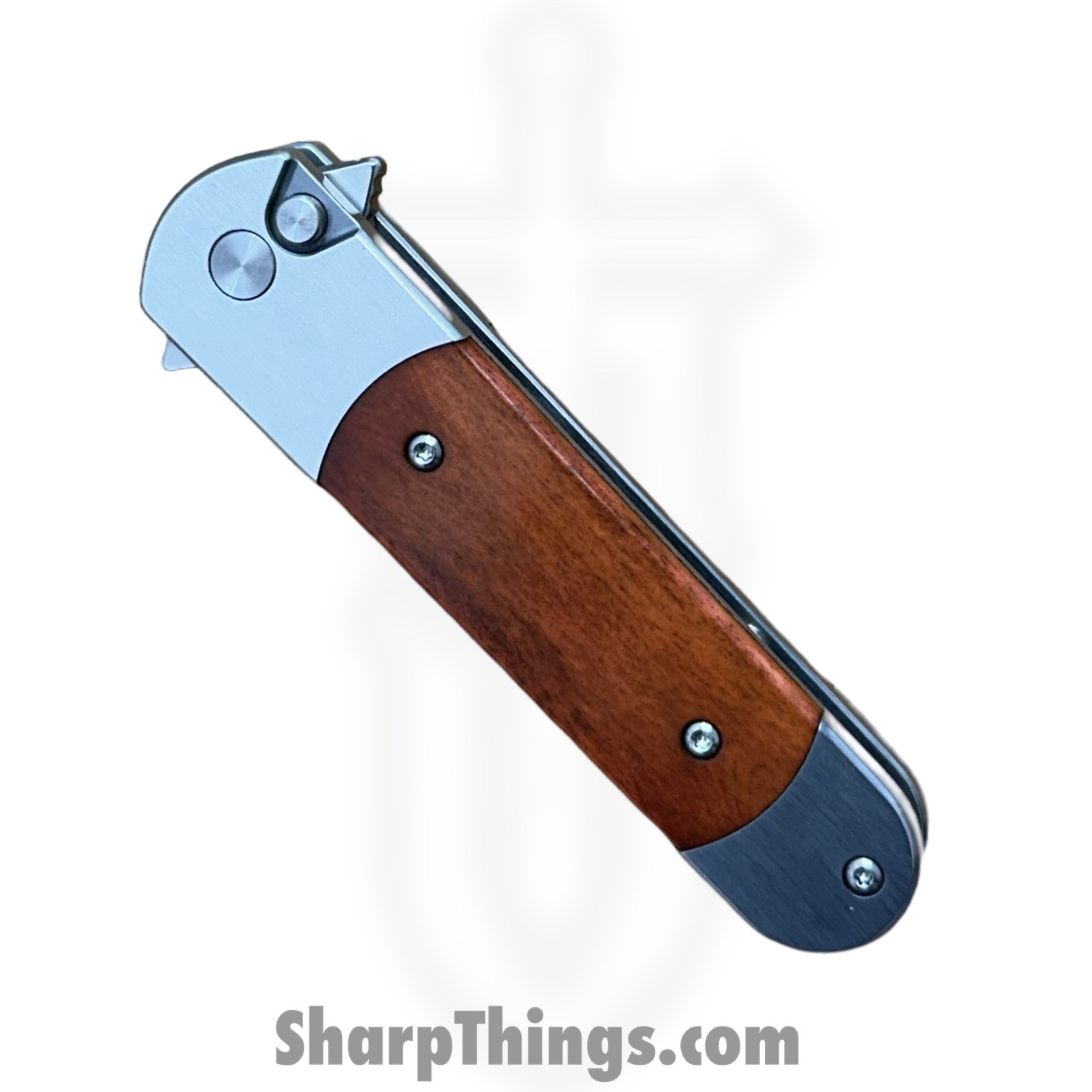 Finch Knife Co. - RR320 - Road Runner Honey Ridge - Folding Knife - 154CM Satin Spear Point - Bone - Tan - Image 3