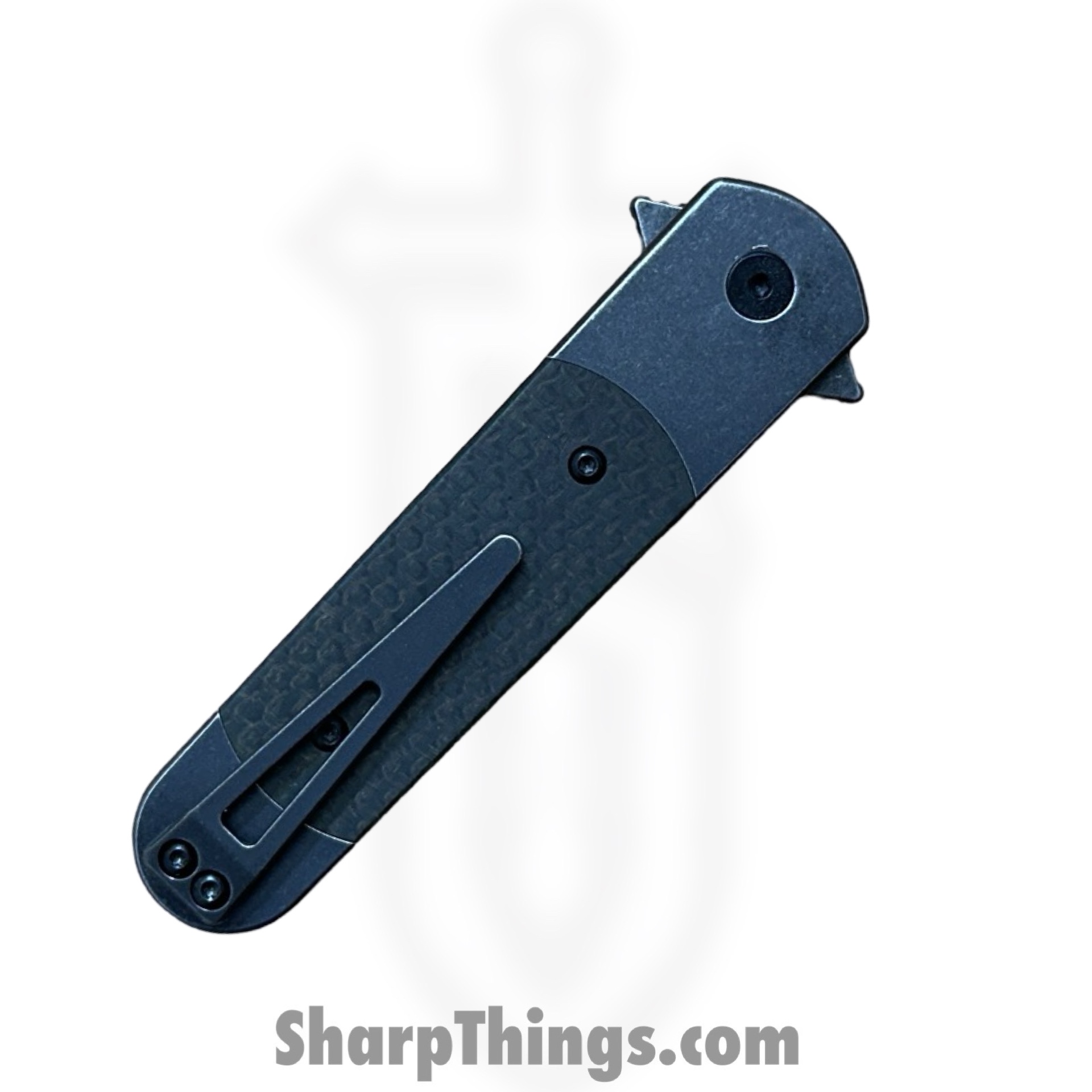 Finch Knife Co. - RR415 - Road Runner Swamp Ranger - Folding Knife - 154CM Blackwash Spear Point - Micarta - Black - Image 6