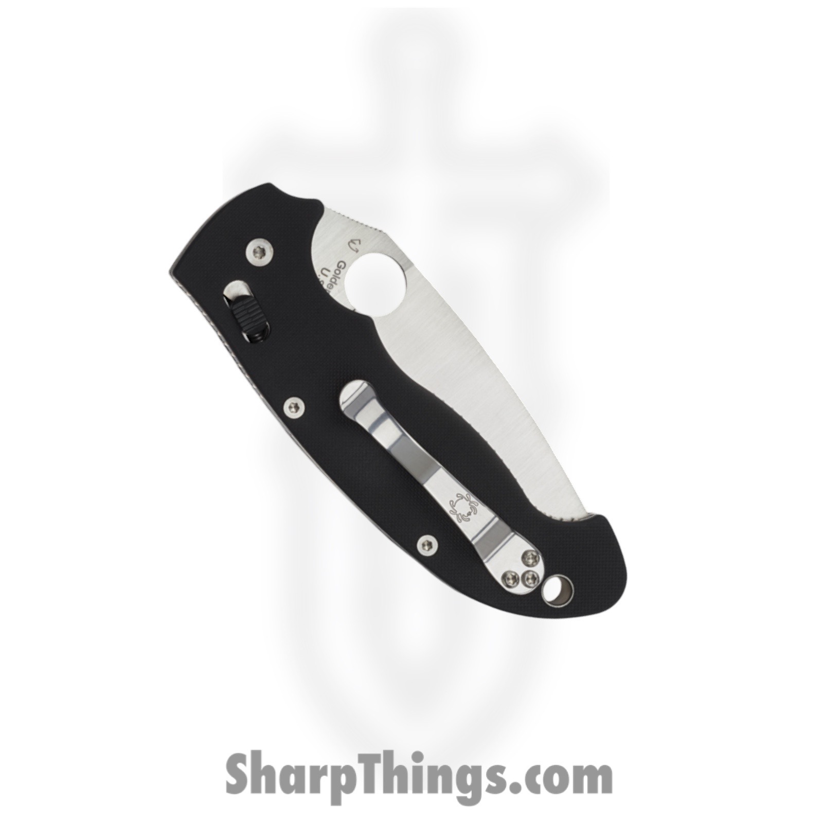 Spyderco - SC95GP2 - Manix 2 XL - Folding Knife - S30V Satin Clip Point - G10 - Black - Image 2