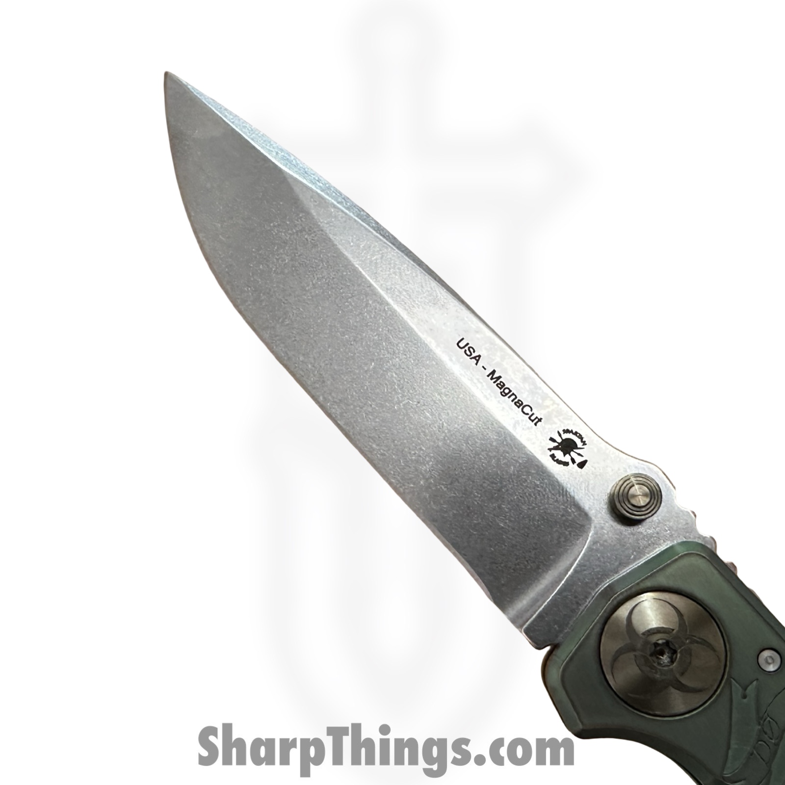 Spartan Blades - SF5PLAGUE - Spartan Harsey - Folding Knife - CPM MagnaCut Stonewash Drop Point - Titanium - Plague Doctor - Image 8