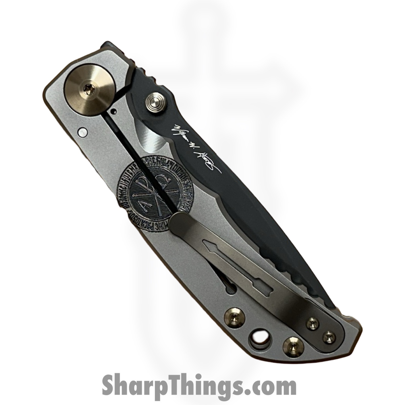 Spartan Blades - SF5CRUS - Spartan Harsey - Folding Knife - CPM MagnaCut Coated Drop Point - Titanium - Crusaform - Image 4