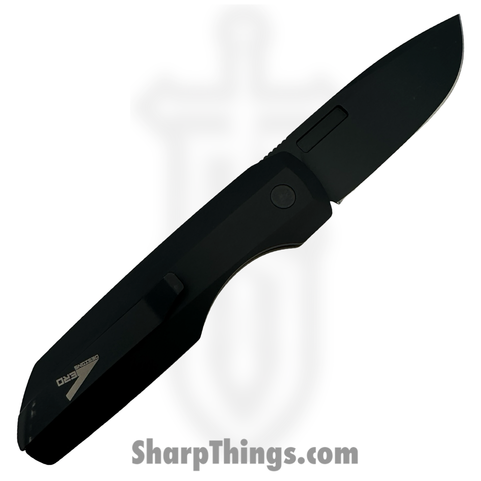 ProTech - VERO1213-GRN MIC - Vero Synaose Design - Automatic Knife - CPM MagnaCut DLC Clip Point - Micarta - Green - Image 2