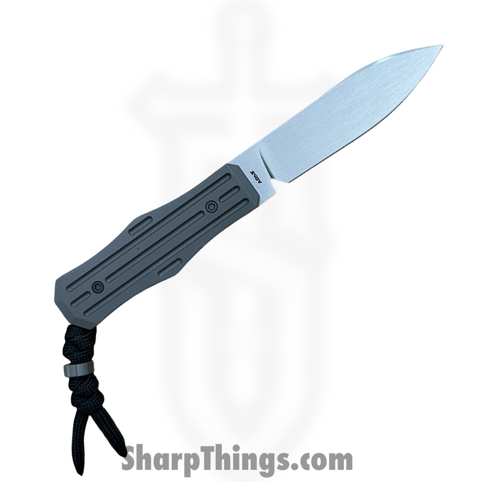 Jack Wolf Knives - VAMPI-FX-01-TI-FLUTE - Vampire FIXedc - Fixed Blade Knife - S90V Satin Spear Point - Titanium - Stonewash - Image 6