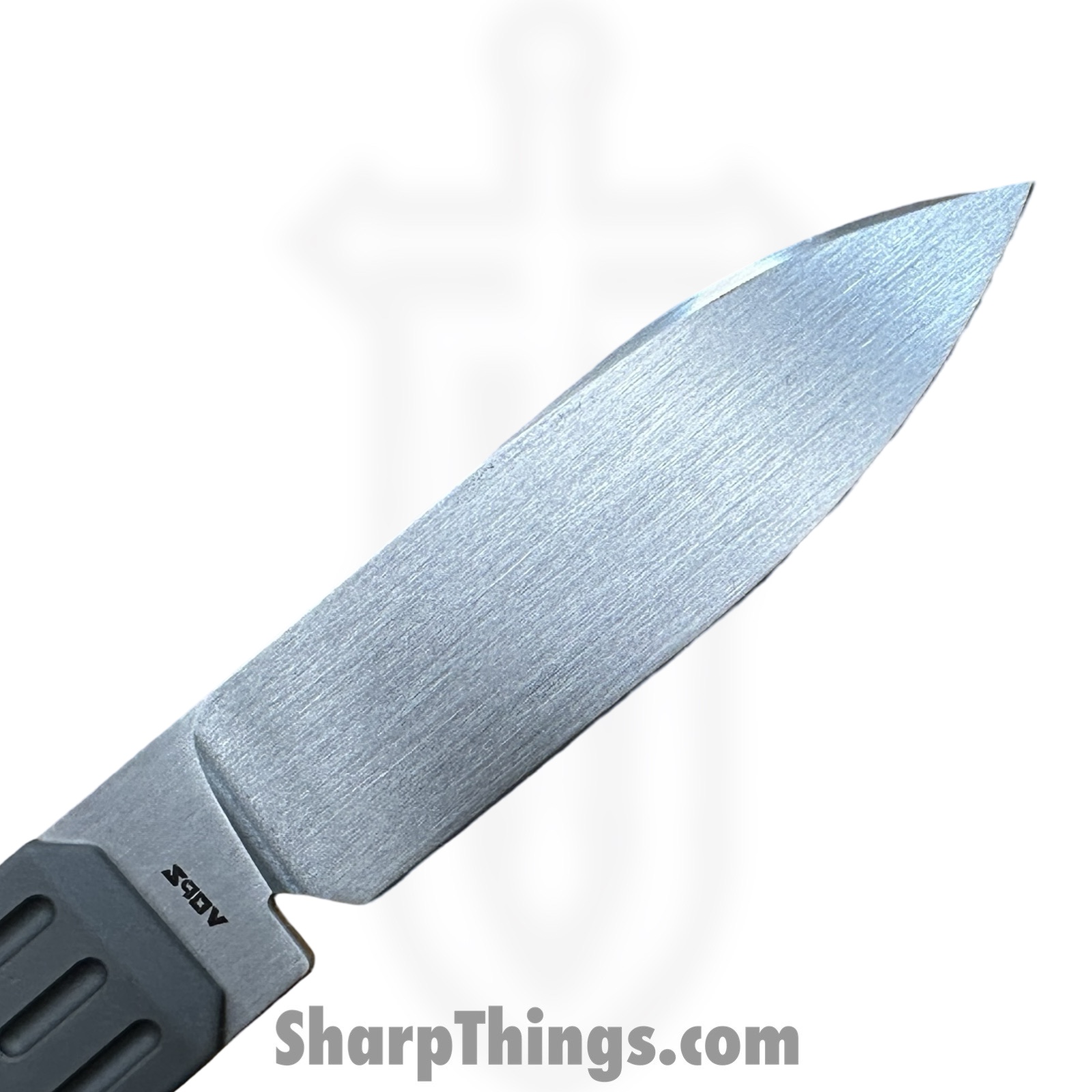Jack Wolf Knives - VAMPI-FX-01-TI-FLUTE - Vampire FIXedc - Fixed Blade Knife - S90V Satin Spear Point - Titanium - Stonewash - Image 5