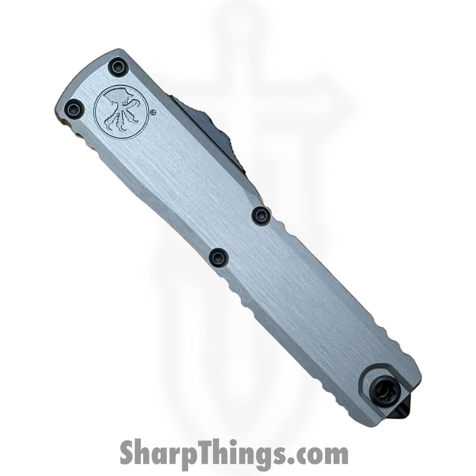 Microtech - 1121-1 NC - Ultratech Gen III ZBP - OTF Auto - M390MK Coated Drop Point - 6061-T6 Aluminum - Natural - Image 5