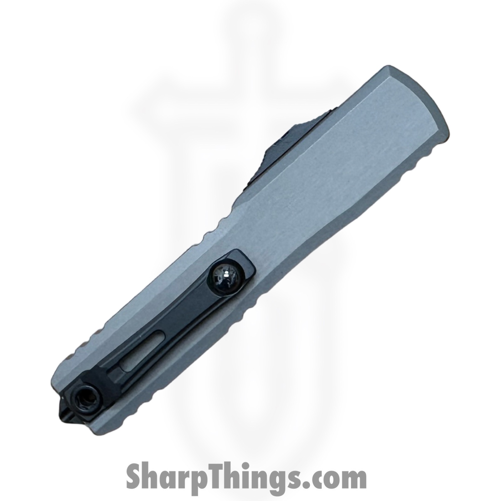 Microtech - 1121-1 NC - Ultratech Gen III ZBP - OTF Auto - M390MK Coated Drop Point - 6061-T6 Aluminum - Natural - Image 4