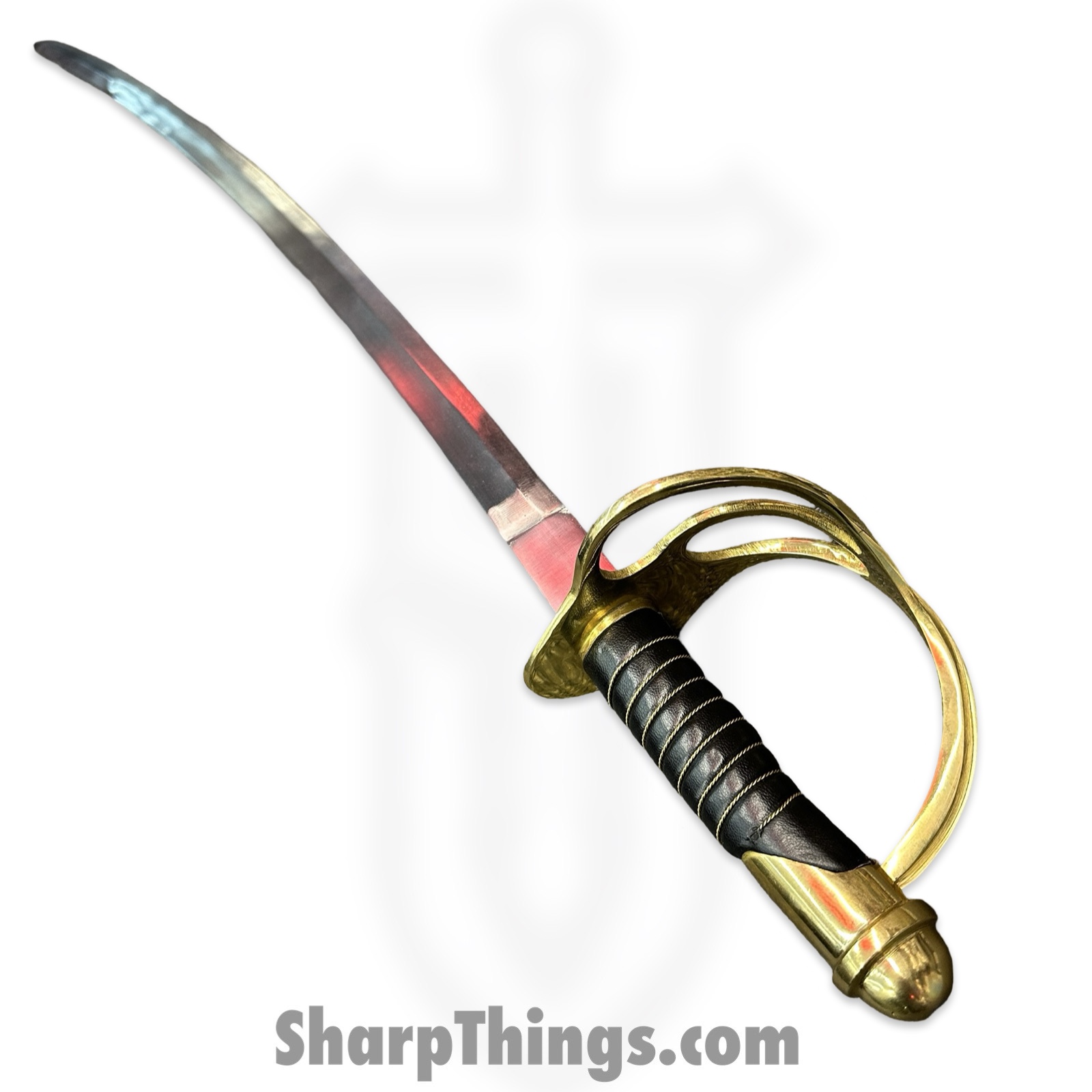 PTC - ICS-606-BF - Viking Battle Ready Sword and Scabbard Set - Fixed Blade Knife - Carbon Steel Polished - Leather Wrapped - Black Silver - Image 6