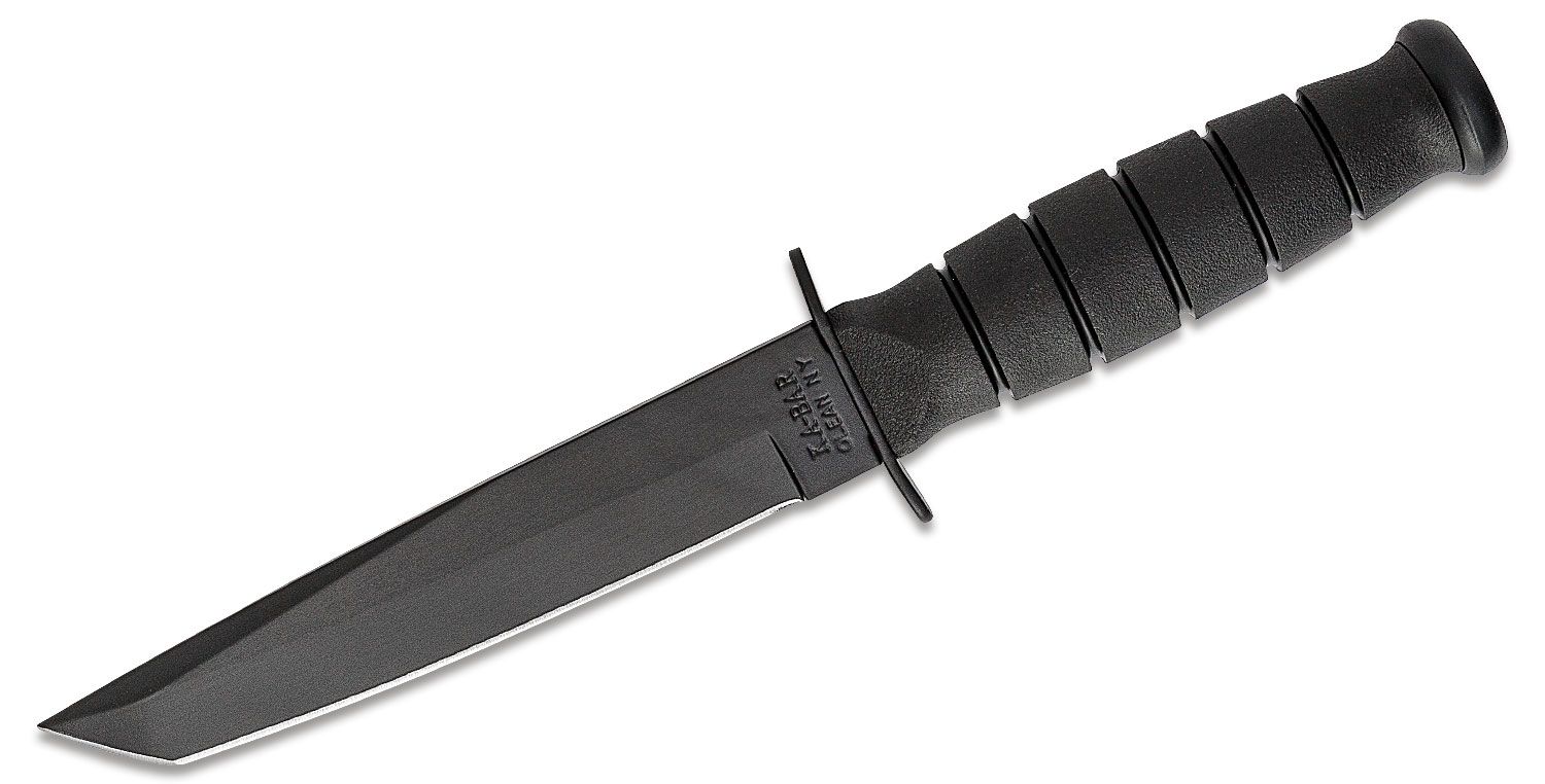 Ka-Bar - KA5054 - Short Fighting - Fixed Blade Knife - 1095 HC Coated Tanto - Kraton G - Black - Image 10