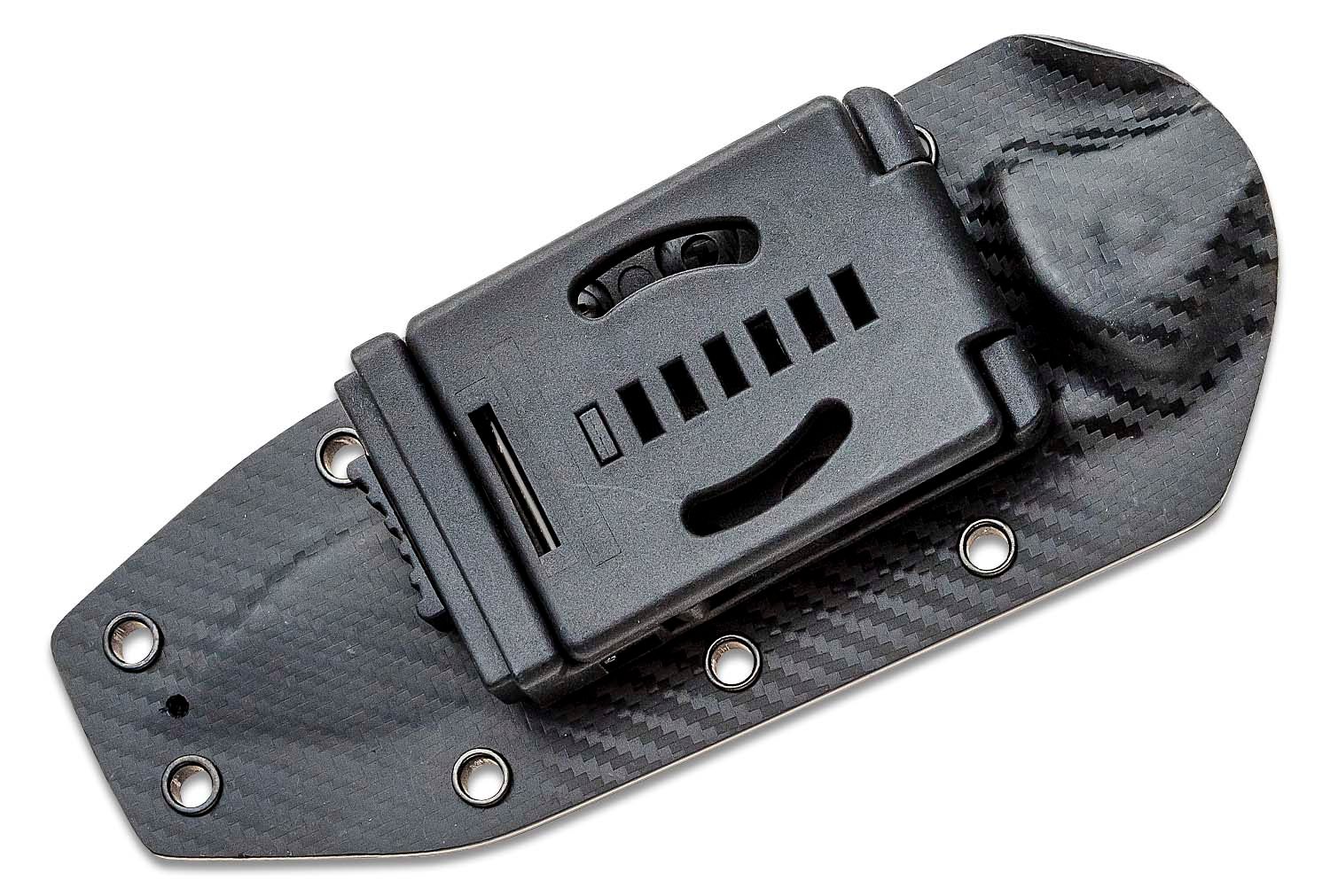 Microtech - 114-10 - Socom Alpha - Fixed Blade Knife - Elmax, M390, 204P Stonewash Tanto - G10 - Black - Image 15