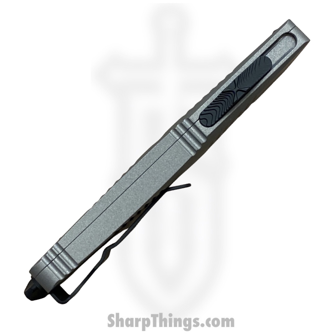 Microtech - 138-3TG - NOS - Combat Troodon - OTF Auto - M390 Coated Dagger - 6061-T6 Aluminum - Gray - Image 13