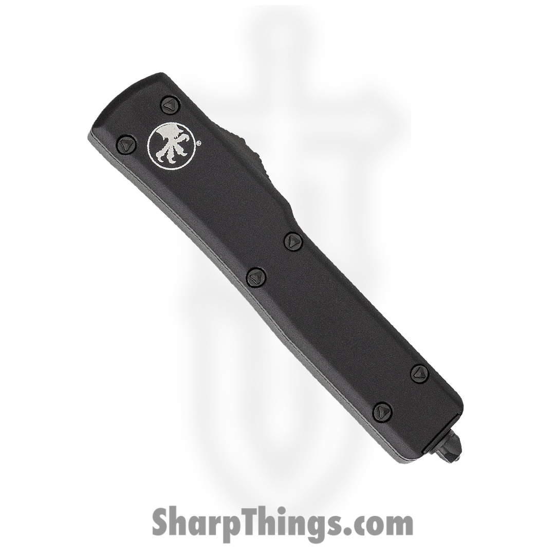 Microtech - 148-2T - UTX-70 Tactical - OTF Auto - Elmax, M390, 204P Two Tone Drop Point - 6061-T6 Aluminum - Black - Image 9