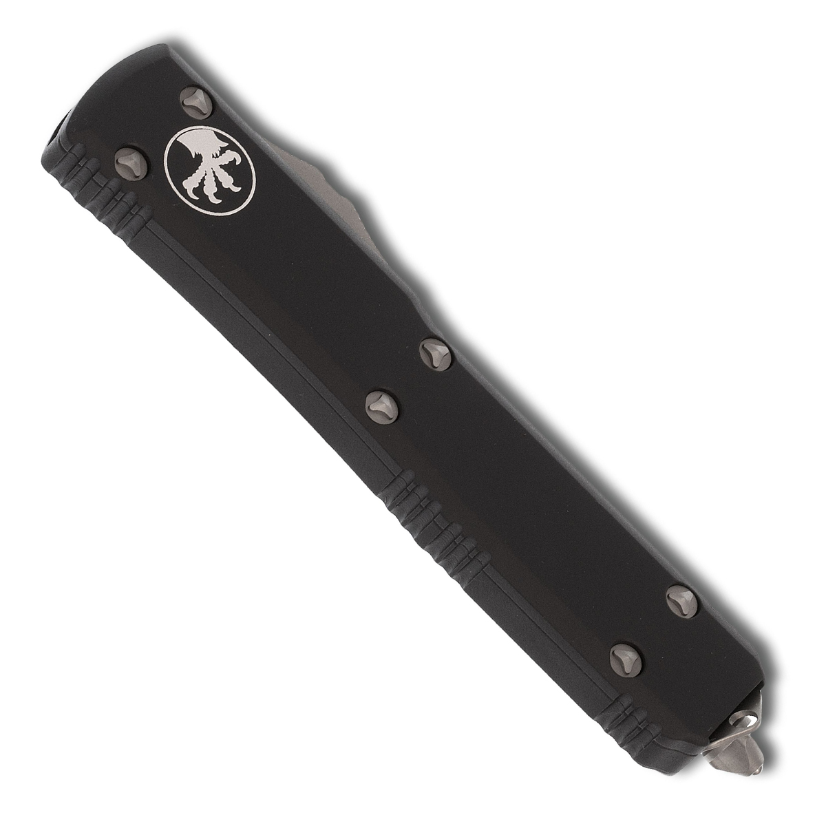 Microtech - 122-5 - Ultratech - OTF Auto - Elmax, M390, 204P Satin Dagger - 6061-T6 Aluminum - Black - Image 20