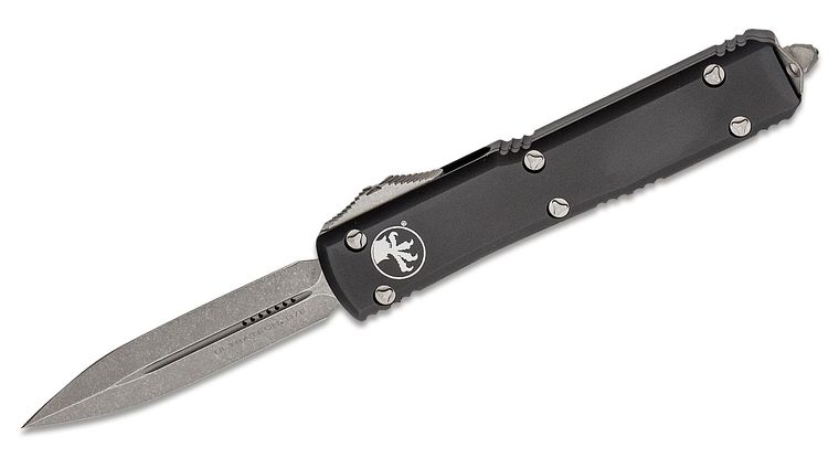 Microtech - 122-10AP - Ultratech D/E Apocalyptic - OTF Auto - Bohler M390 Apocalyptic Dagger - 6061-T6 Aluminum - Black - Image 12