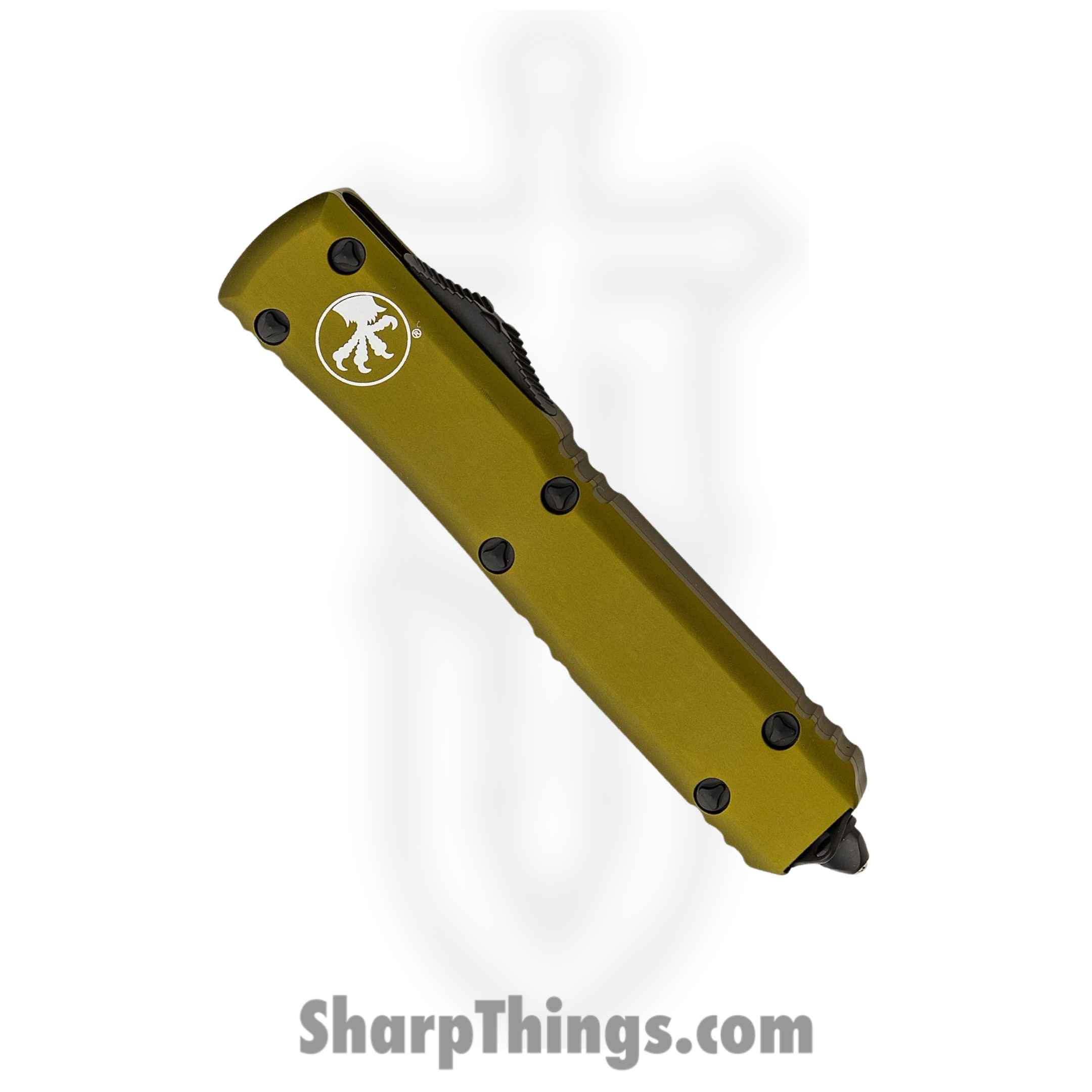Microtech - 122-1OD - Ultratech - OTF Auto - Black Dagger - 6061-T6 Aluminum - OD Green - Image 12