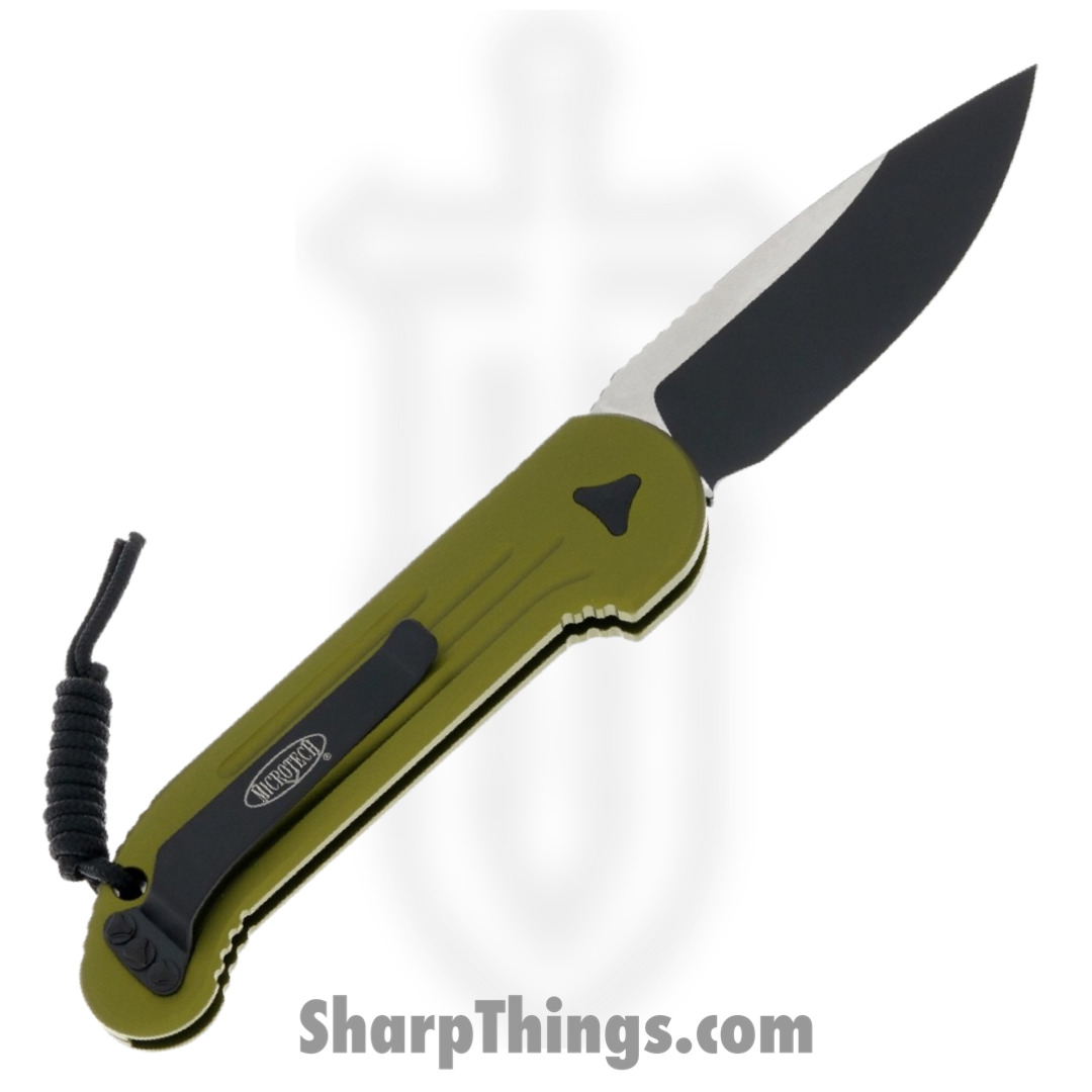 Microtech - 135-1OD - L.U.D.T. - Automatic Knife - Elmax, M390, 204P Coated Drop Point - 6061-T6 Aluminum - OD Green - Image 6
