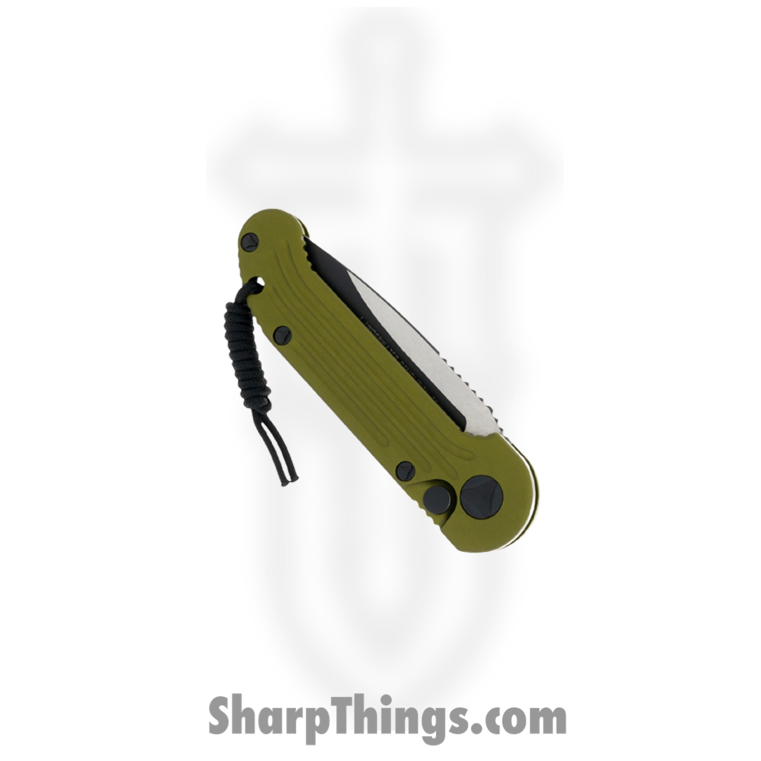 Microtech - 135-1OD - L.U.D.T. - Automatic Knife - Elmax, M390, 204P Coated Drop Point - 6061-T6 Aluminum - OD Green - Image 7