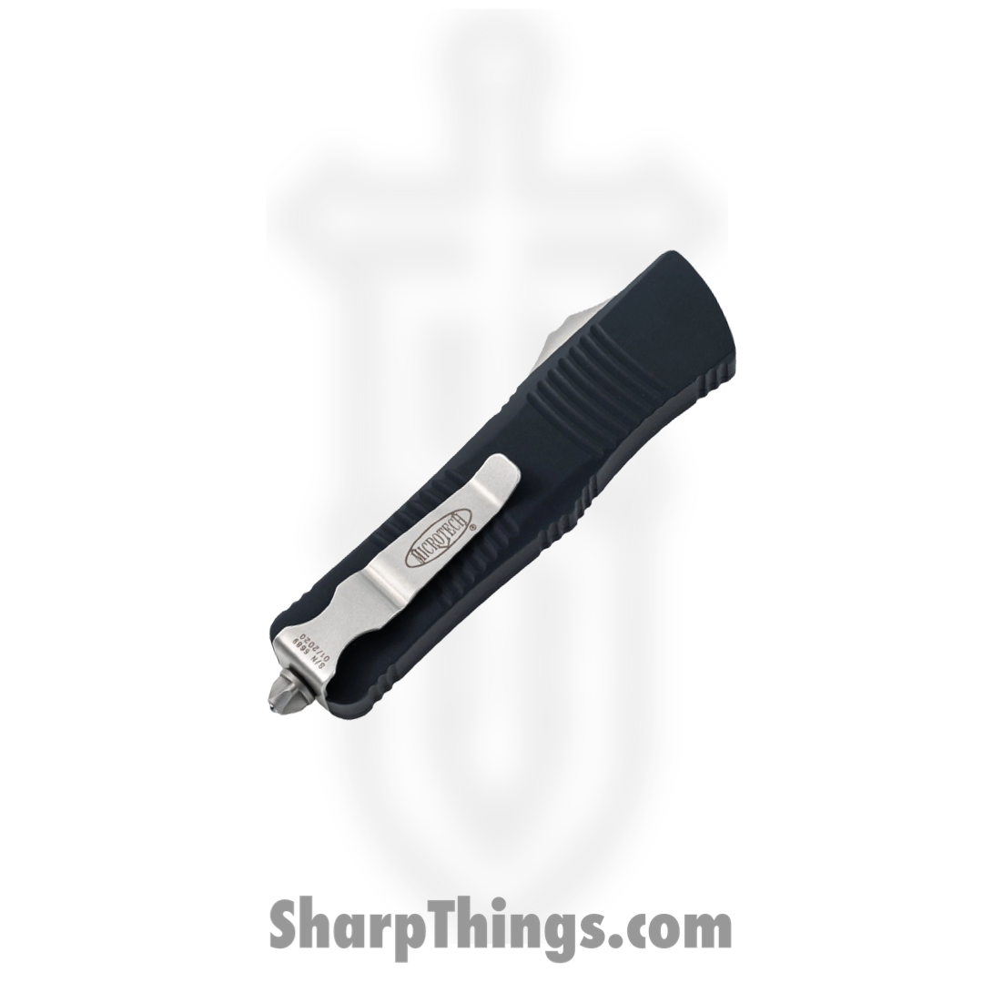 Microtech - 138-10AP - Troodon - OTF Auto - Elmax, M390, 204P Apocalyptic Dagger - 6061-T6 Aluminum - Black - Image 8